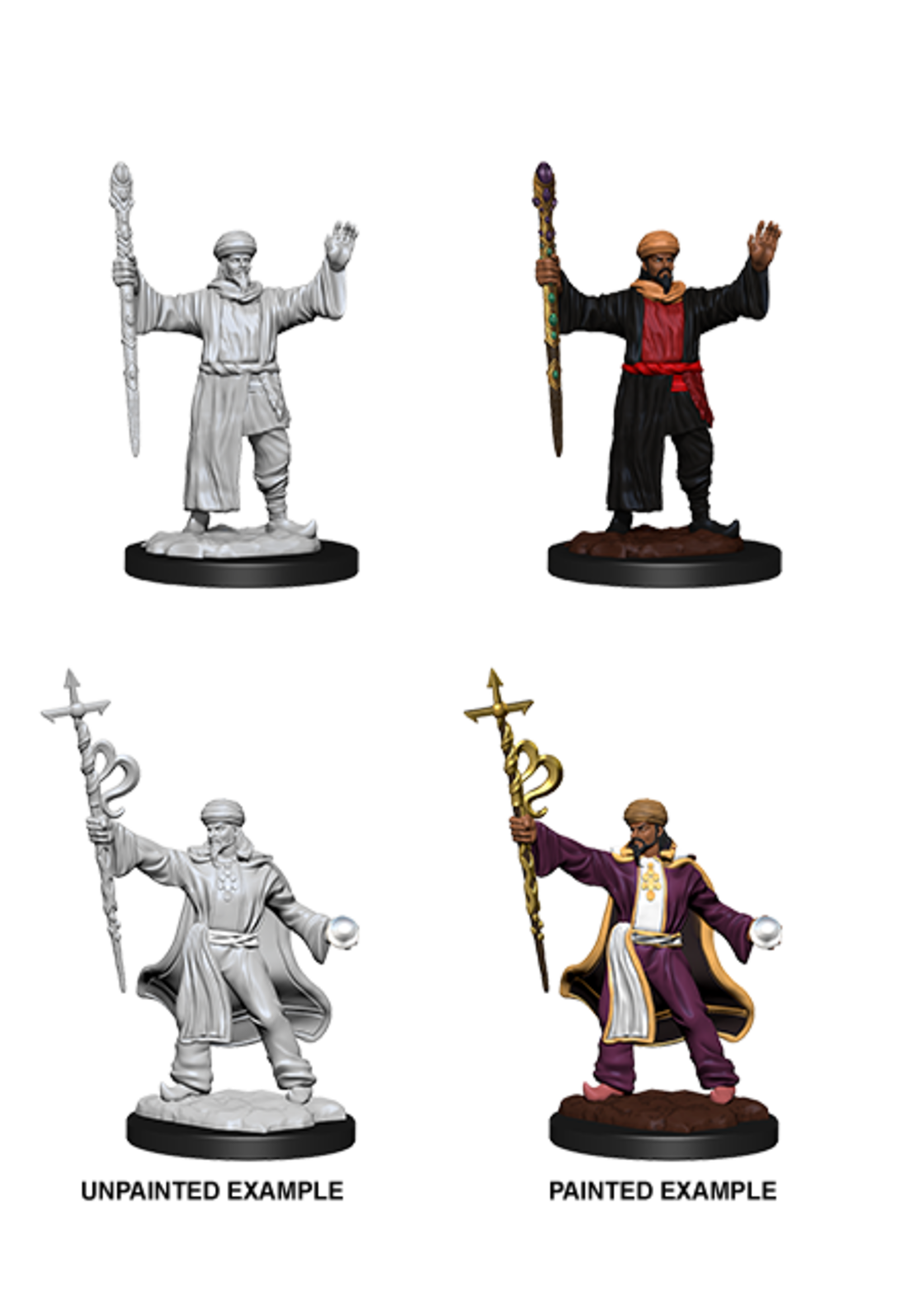 . DND UNPAINTED MINIS WV13 HUMAN WIZARD MALE