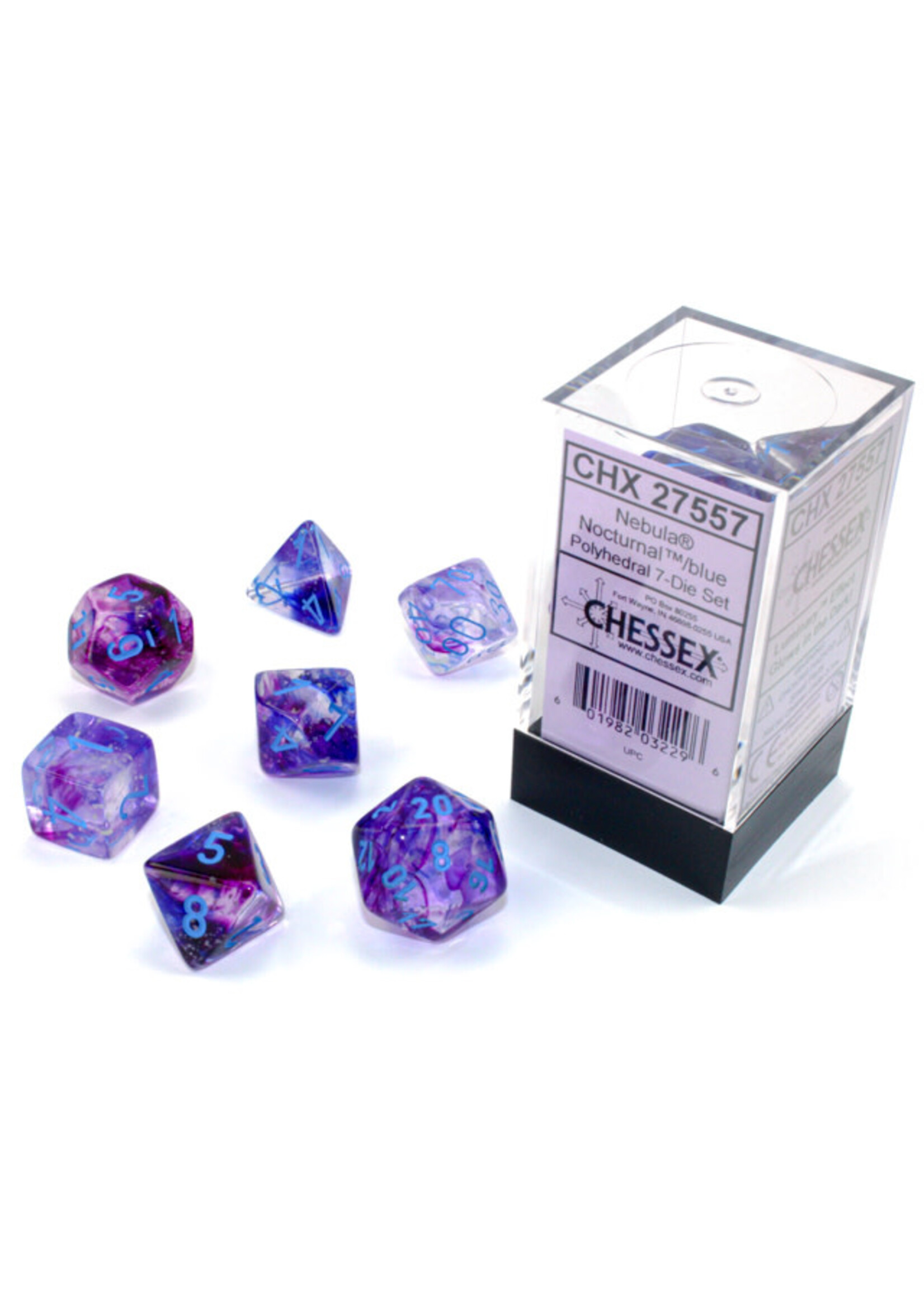 ABRAMS NEBULA 7-DIE SET NOCTURNAL/BLUE LUMINARY
