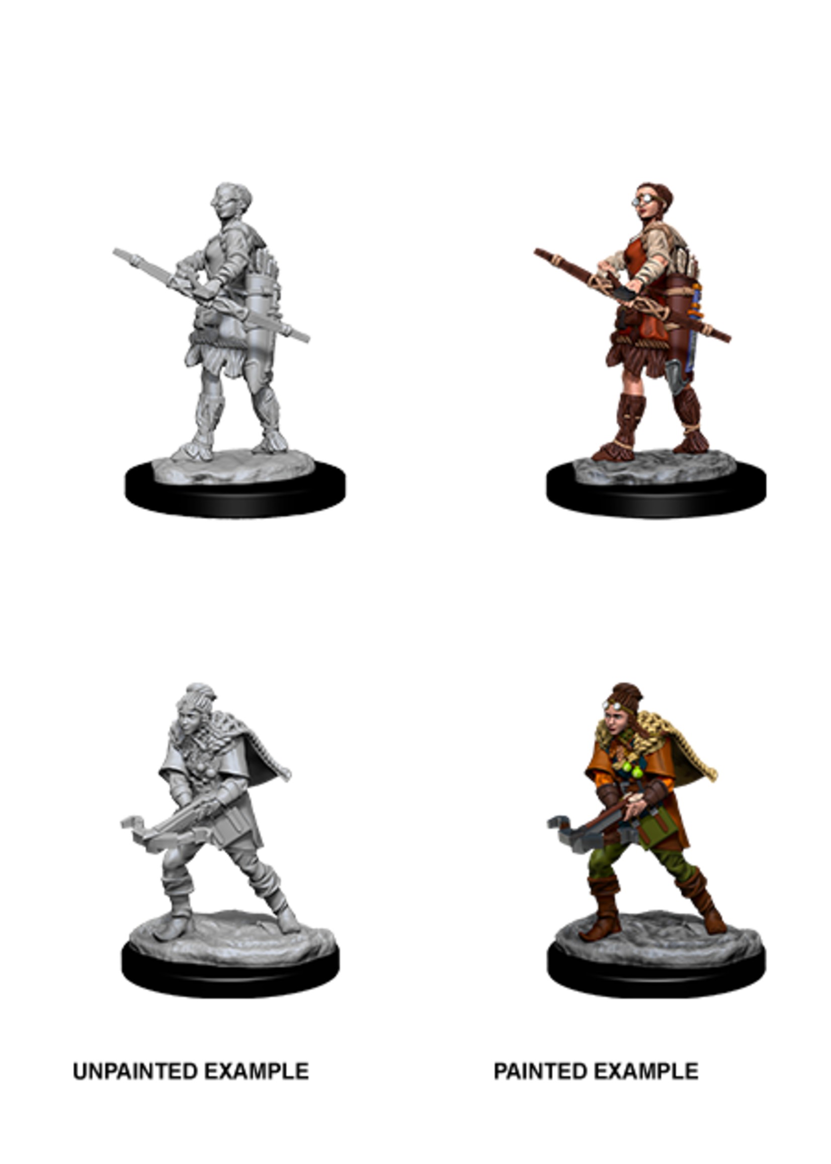 . DND UNPAINTED MINIS WV11 FEMALE HUMAN RANGER