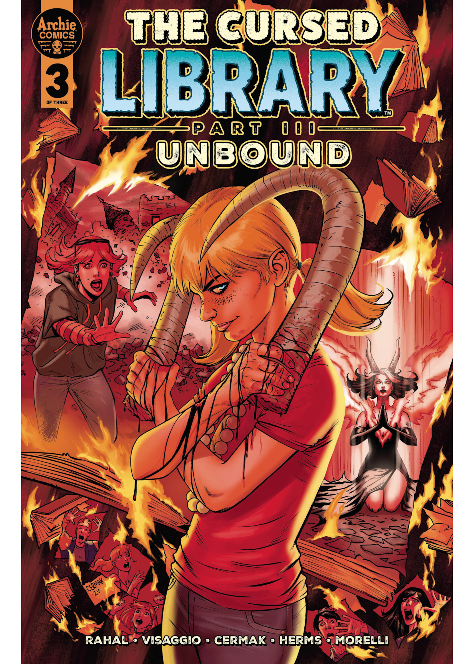 ARCHIE COMIC PUBLICATIONS CURSED LIBRARY UNBOUND CVR A CRAIG CERMAK