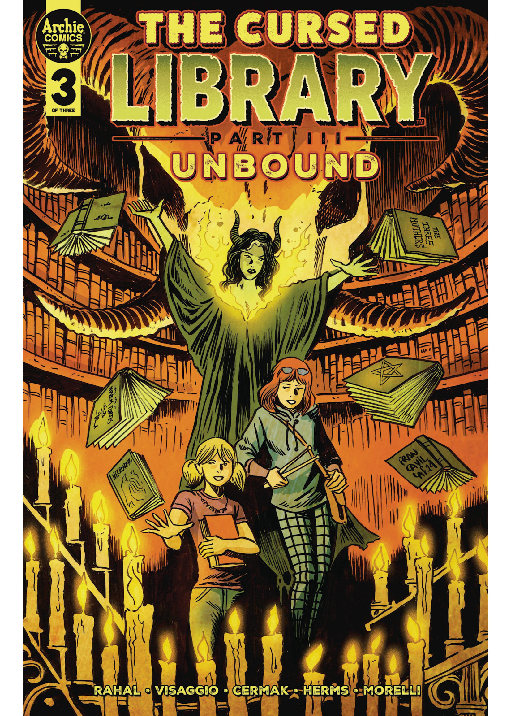 ARCHIE COMIC PUBLICATIONS CURSED LIBRARY UNBOUND CVR B FRANCESCO FRANCAVILLA