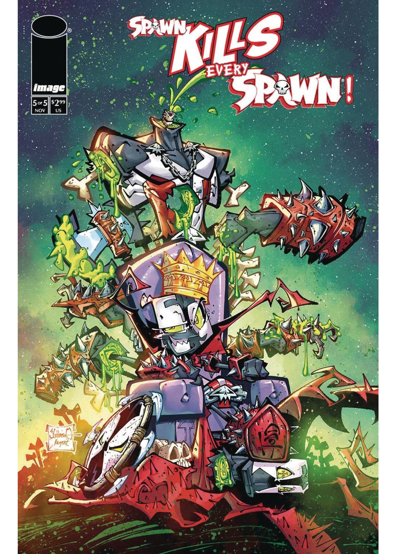 . SPAWN KILLS EVERY SPAWN #5 (OF 5) CVR A DUENAS