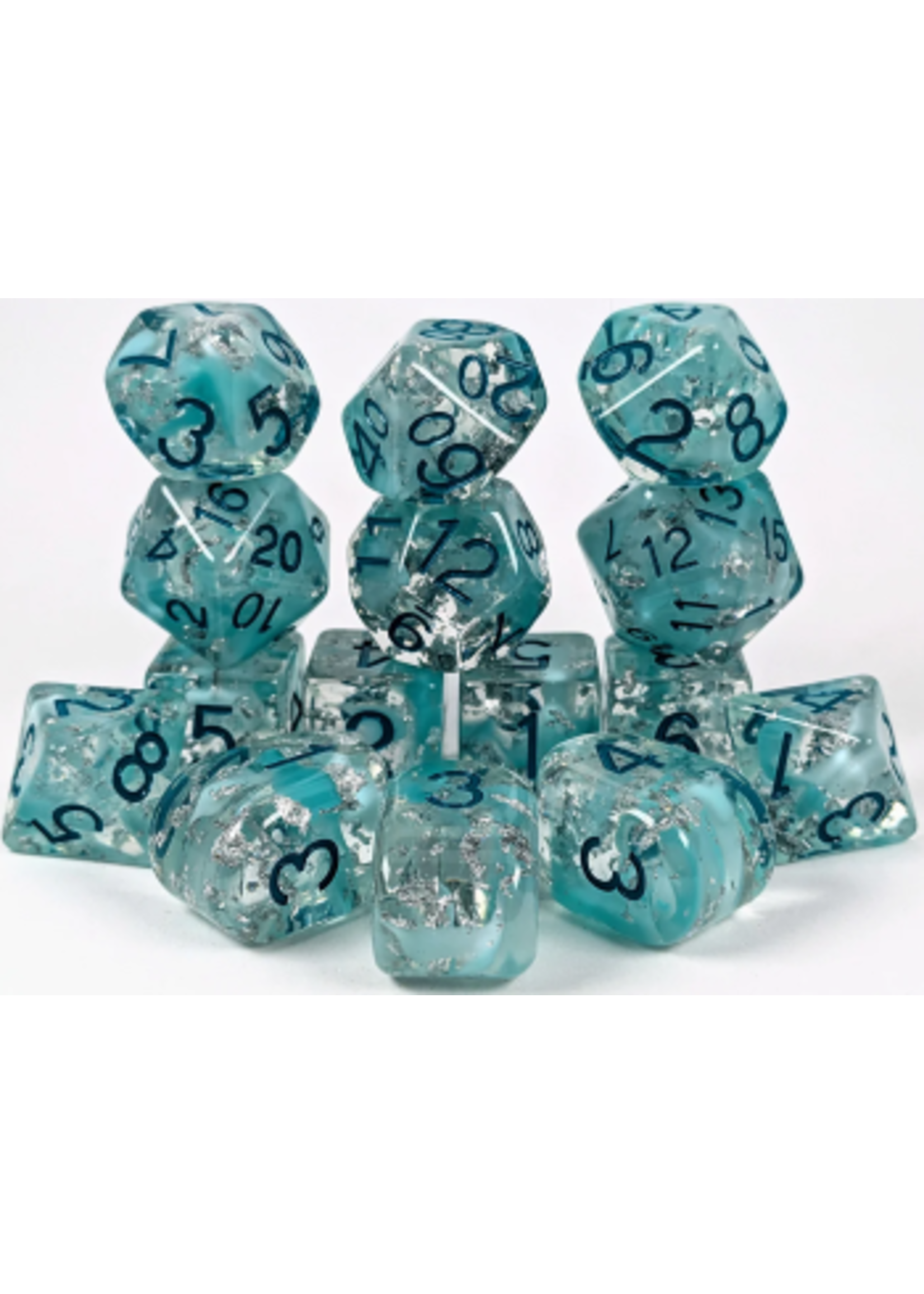 SET OF 15 DICE ARCTIC BLAST