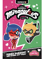 PAPERCUTZ MIRACULOUS LADYBUG CHIBI GN VOL 01 PIZZA PURSUIT CAT TALES