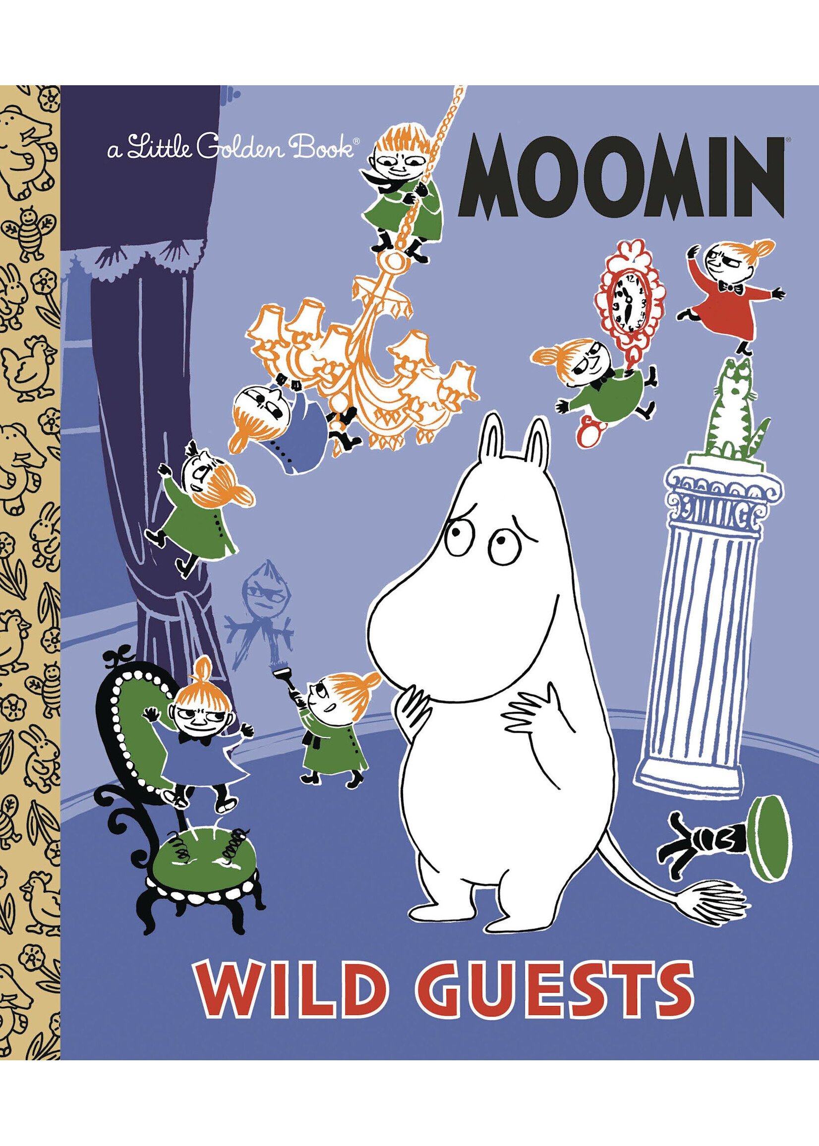 GOLDEN BOOKS MOOMIN WILD GUESTS LITTLE GOLDEN BOOK HC