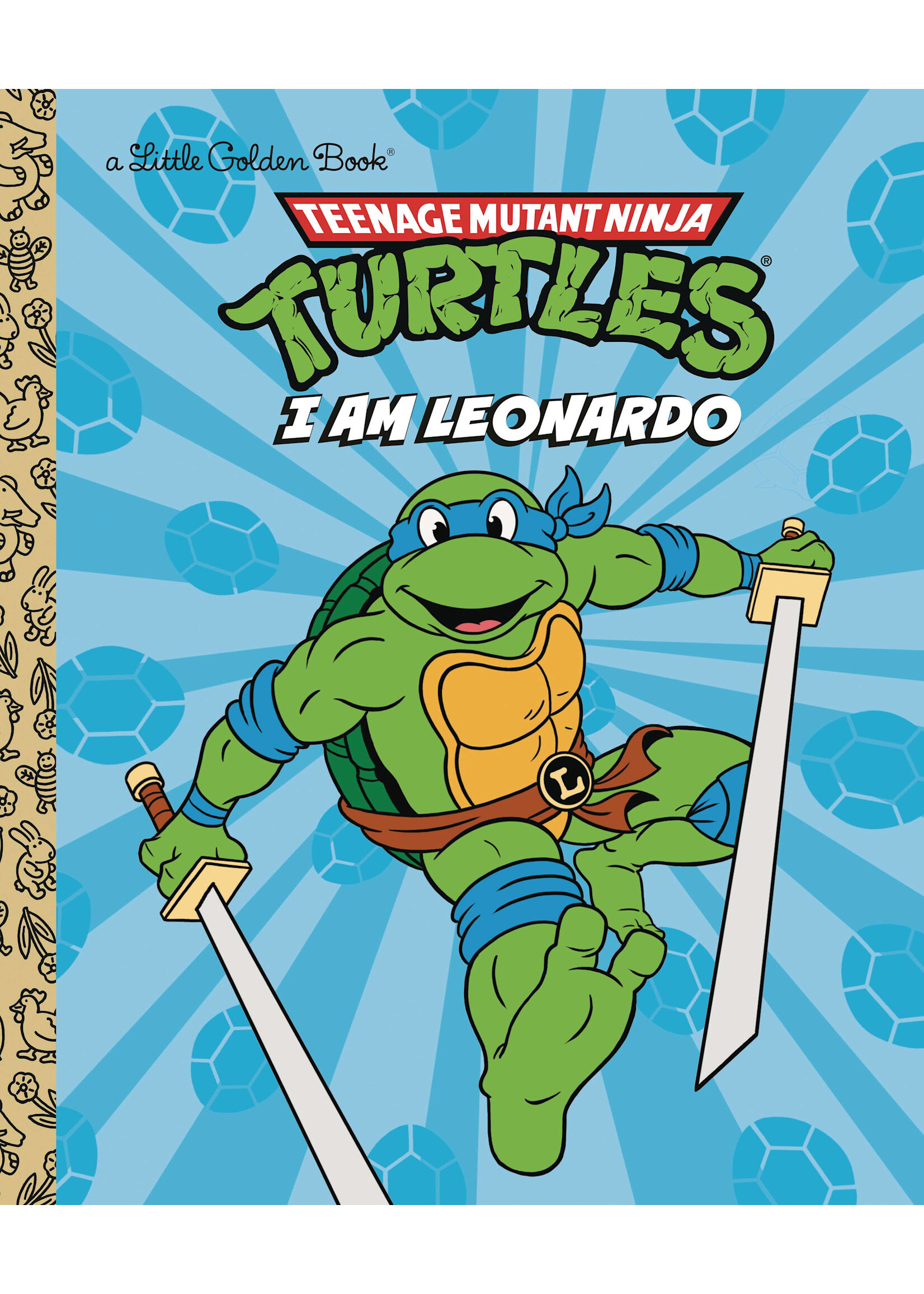 GOLDEN BOOKS TMNT I AM LEONARDO LITTLE GOLDEN BOOK HC