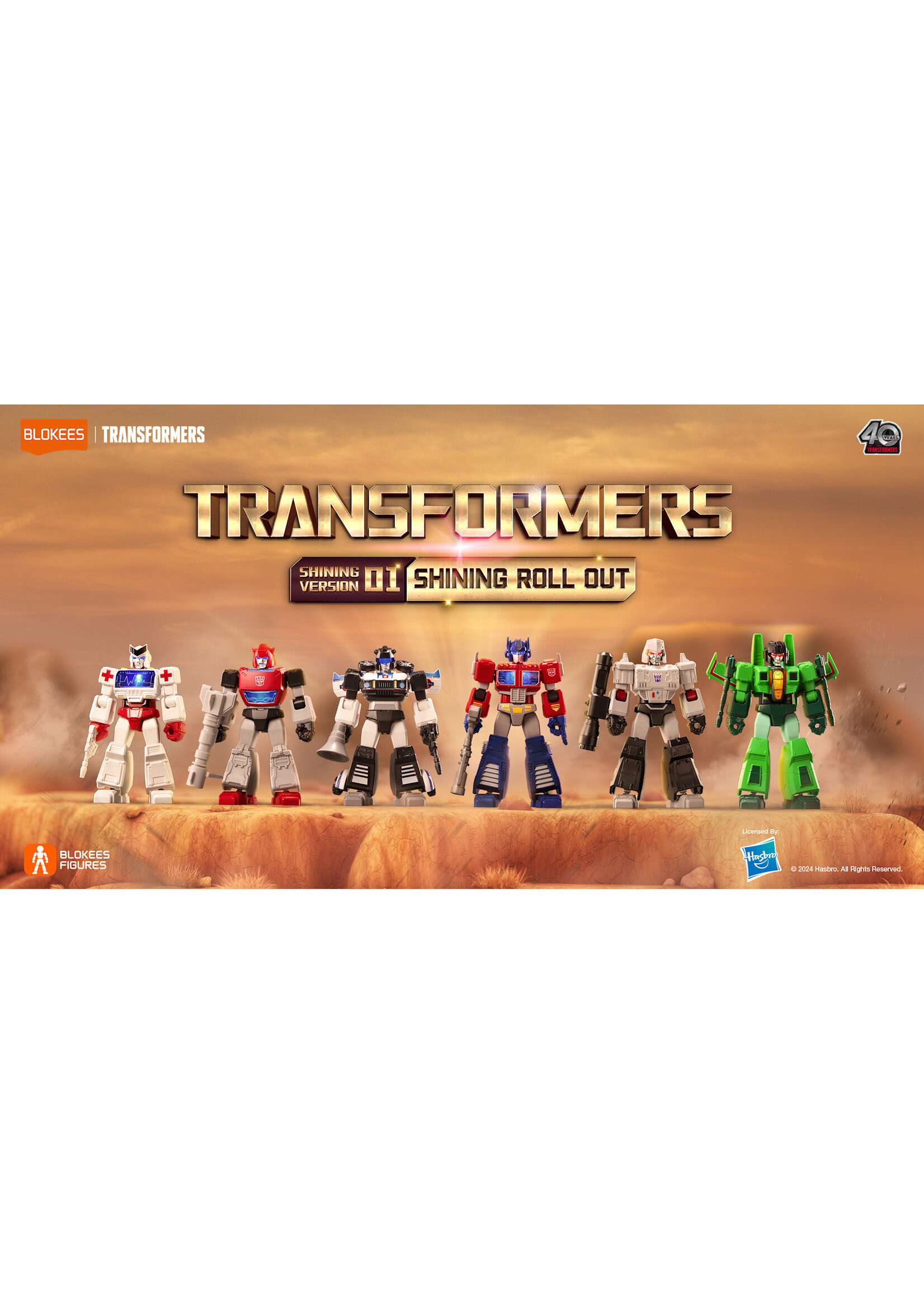 BLOKEES TRANSFORMERS SHINY VER 1 MINI MODEL BMB