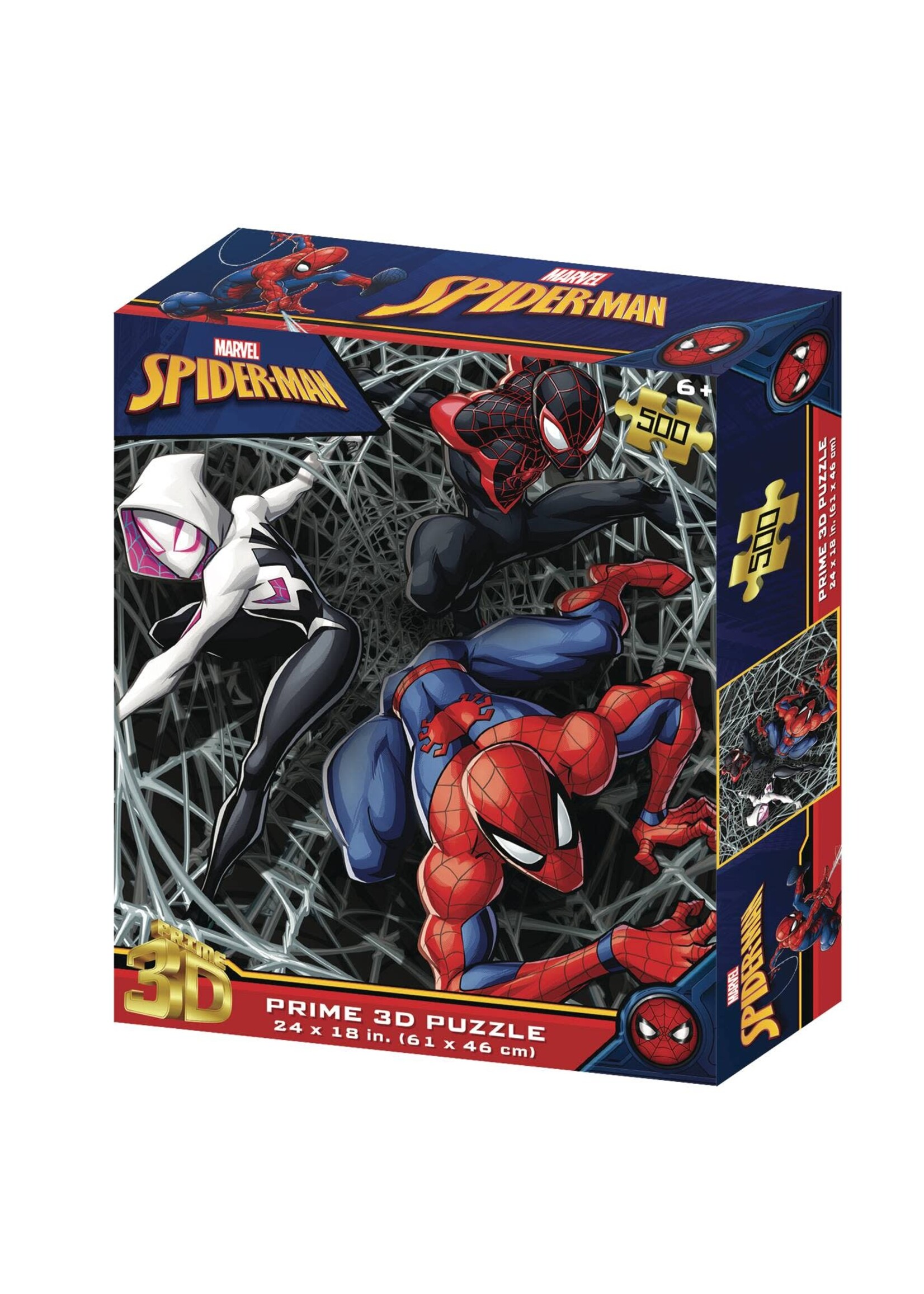 MARVEL SPIDER-MAN 500PC 3D JIGSAW PUZZLE MILES & SPIDER-GWEN