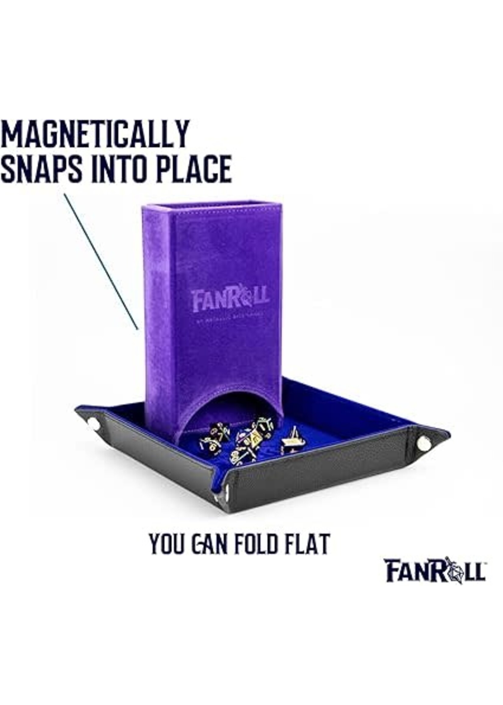 DICE TOWER FOLD UP DICE TOWER PURPLE