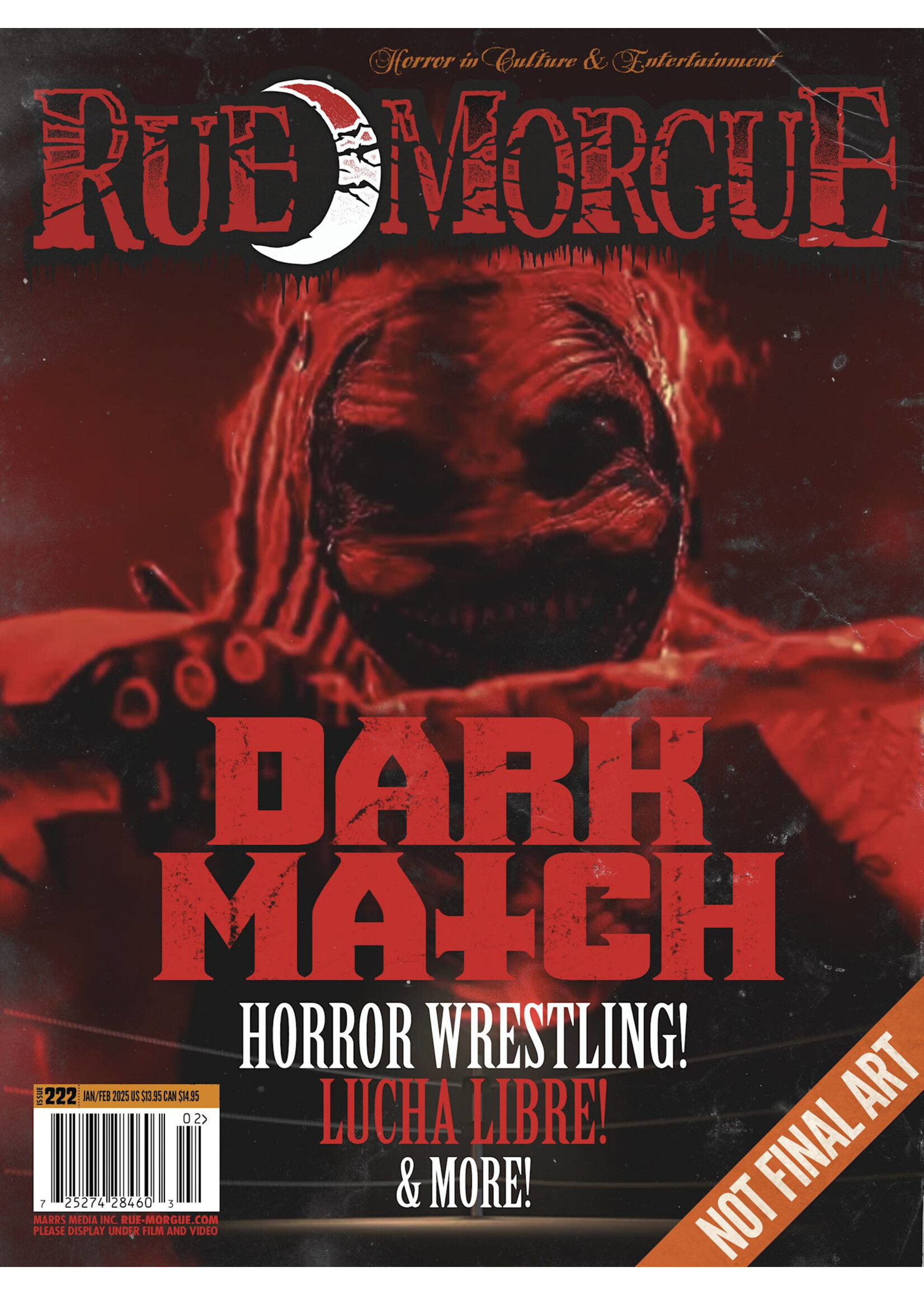 MARRS MEDIA INC RUE MORGUE MAGAZINE #222 (MR)