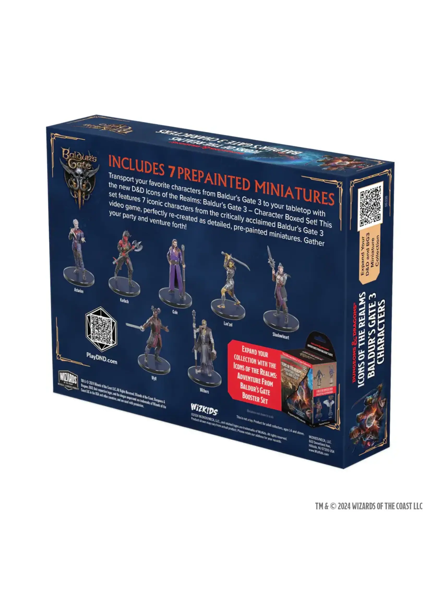 D&D ICONS OF THE REALMS BALDUR'S GATE 3 CHARACTER MINIATURES BOXED SET