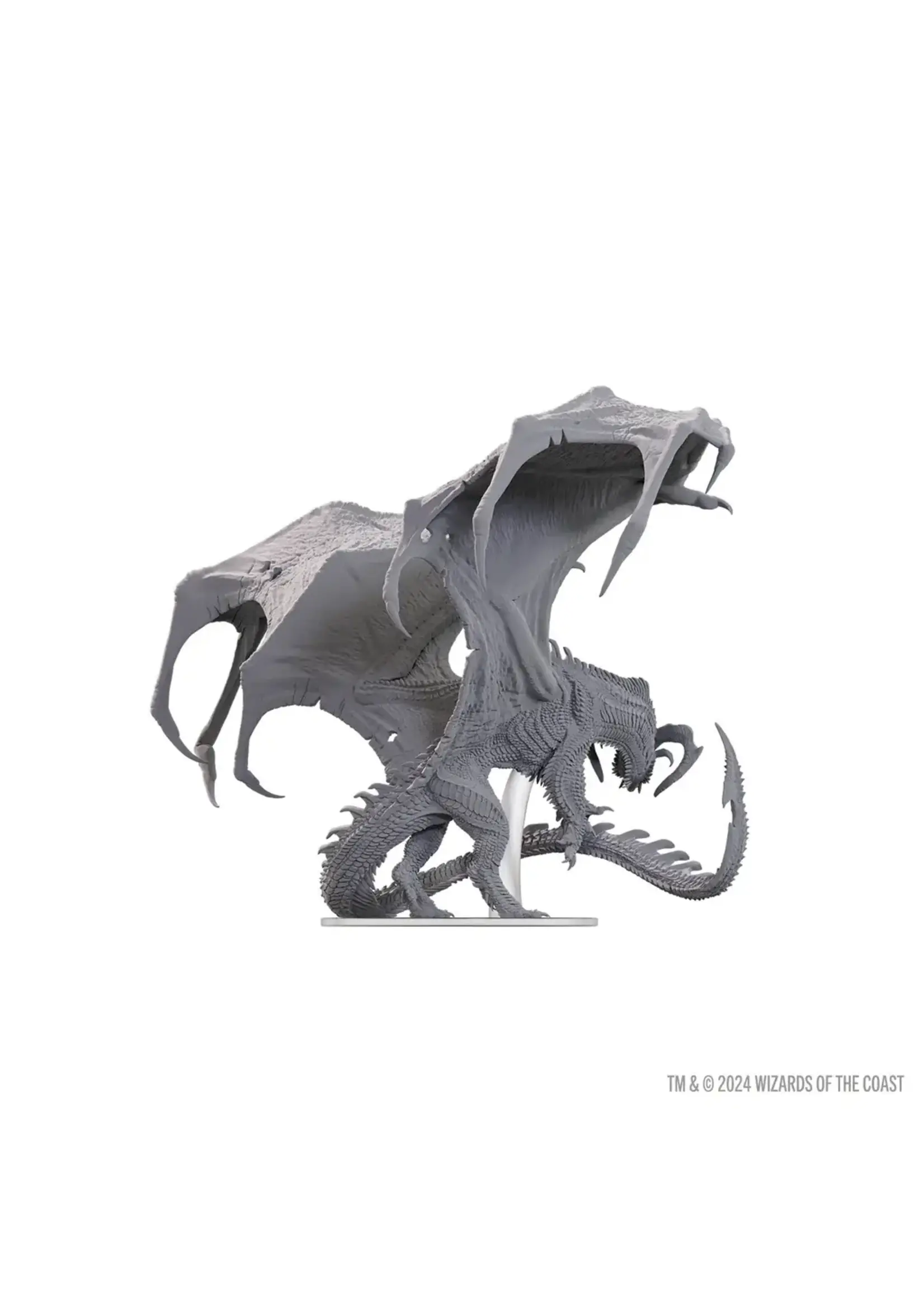 D&D NOLZUR'S MARVELOUS UNPAINTED MINIS ADULT BLACK DRAGON CORRUPTOR