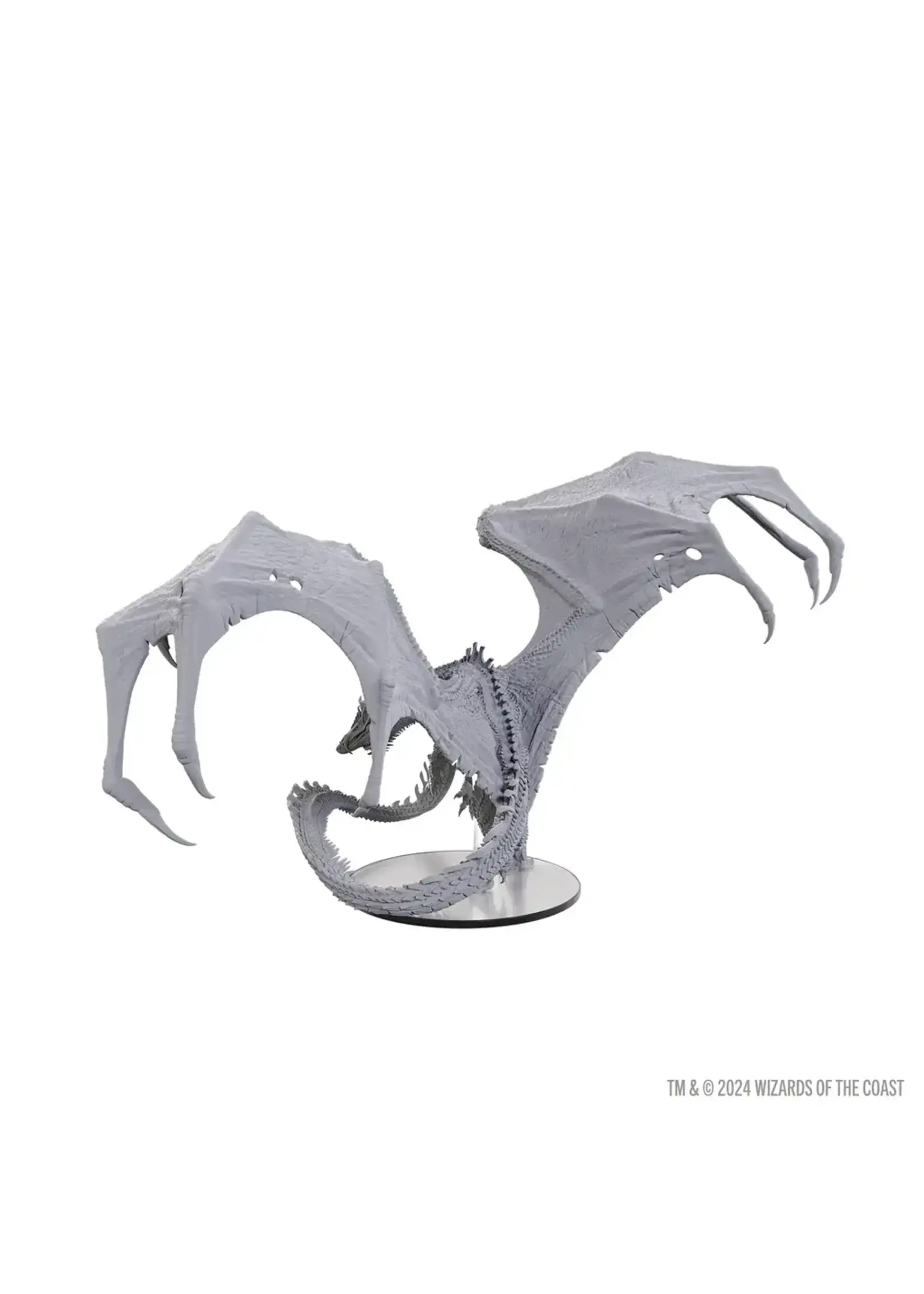 D&D NOLZUR'S MARVELOUS UNPAINTED MINIS ADULT BLACK DRAGON CORRUPTOR