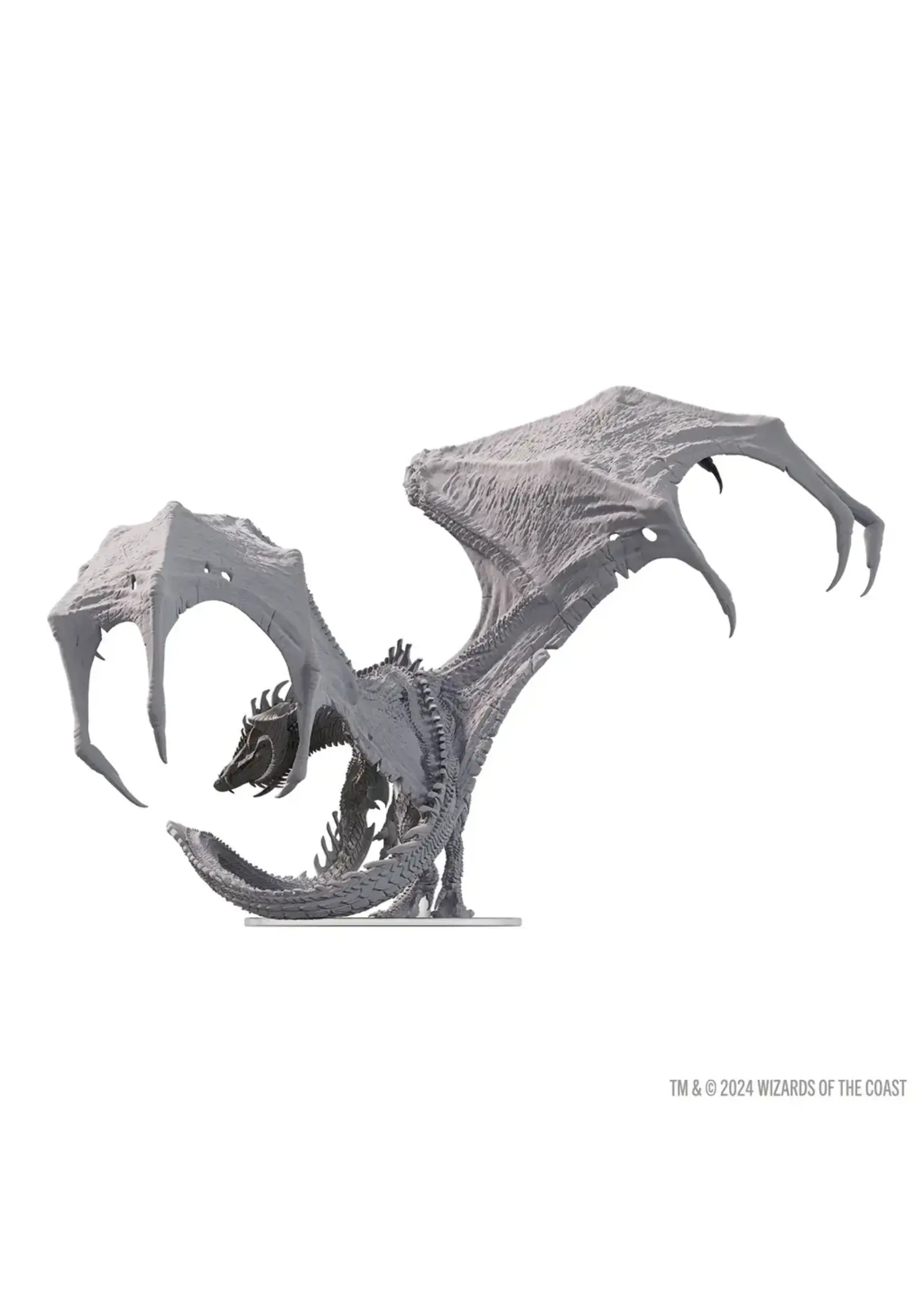 D&D NOLZUR'S MARVELOUS UNPAINTED MINIS ADULT BLACK DRAGON CORRUPTOR