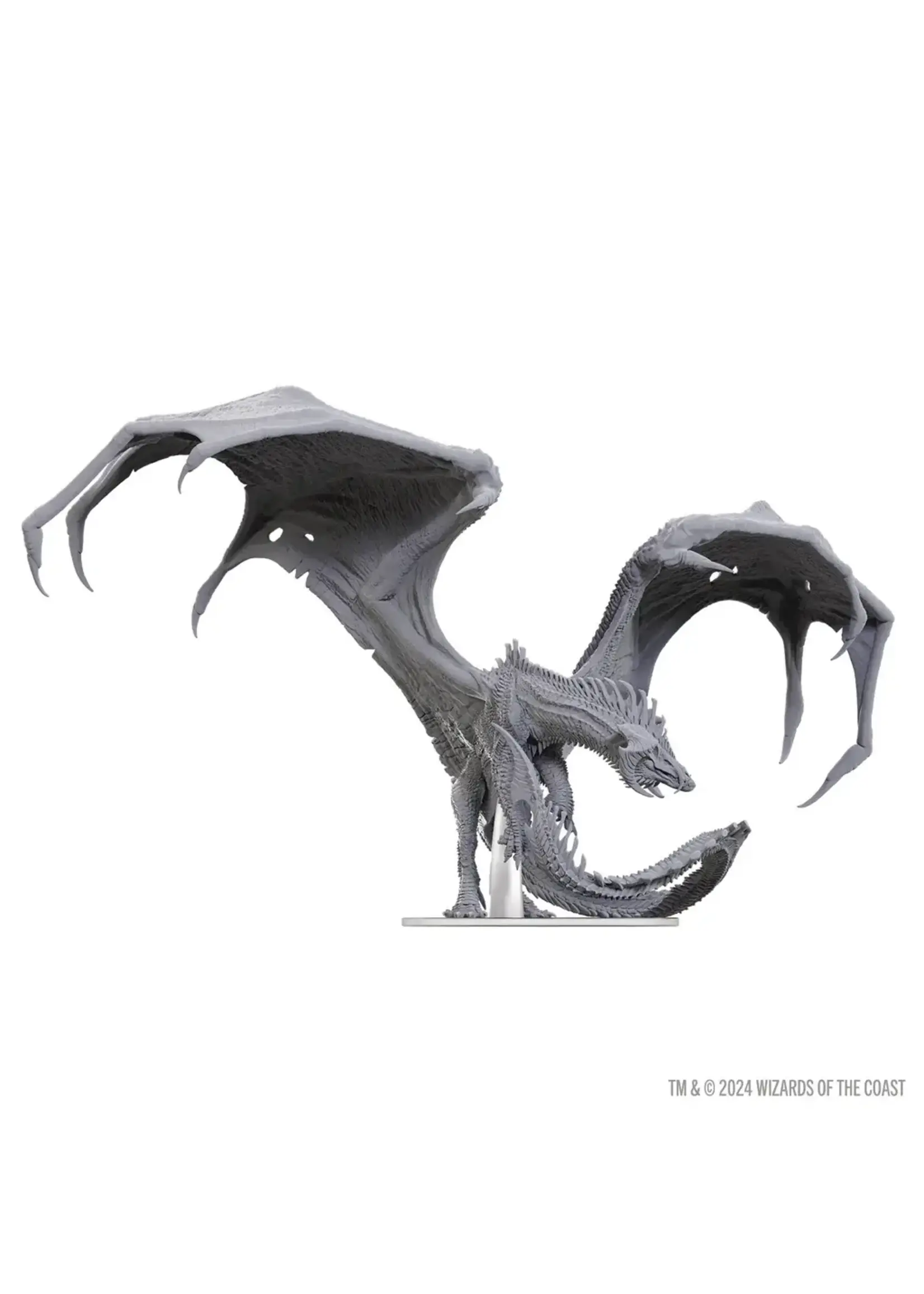 D&D NOLZUR'S MARVELOUS UNPAINTED MINIS ADULT BLACK DRAGON CORRUPTOR