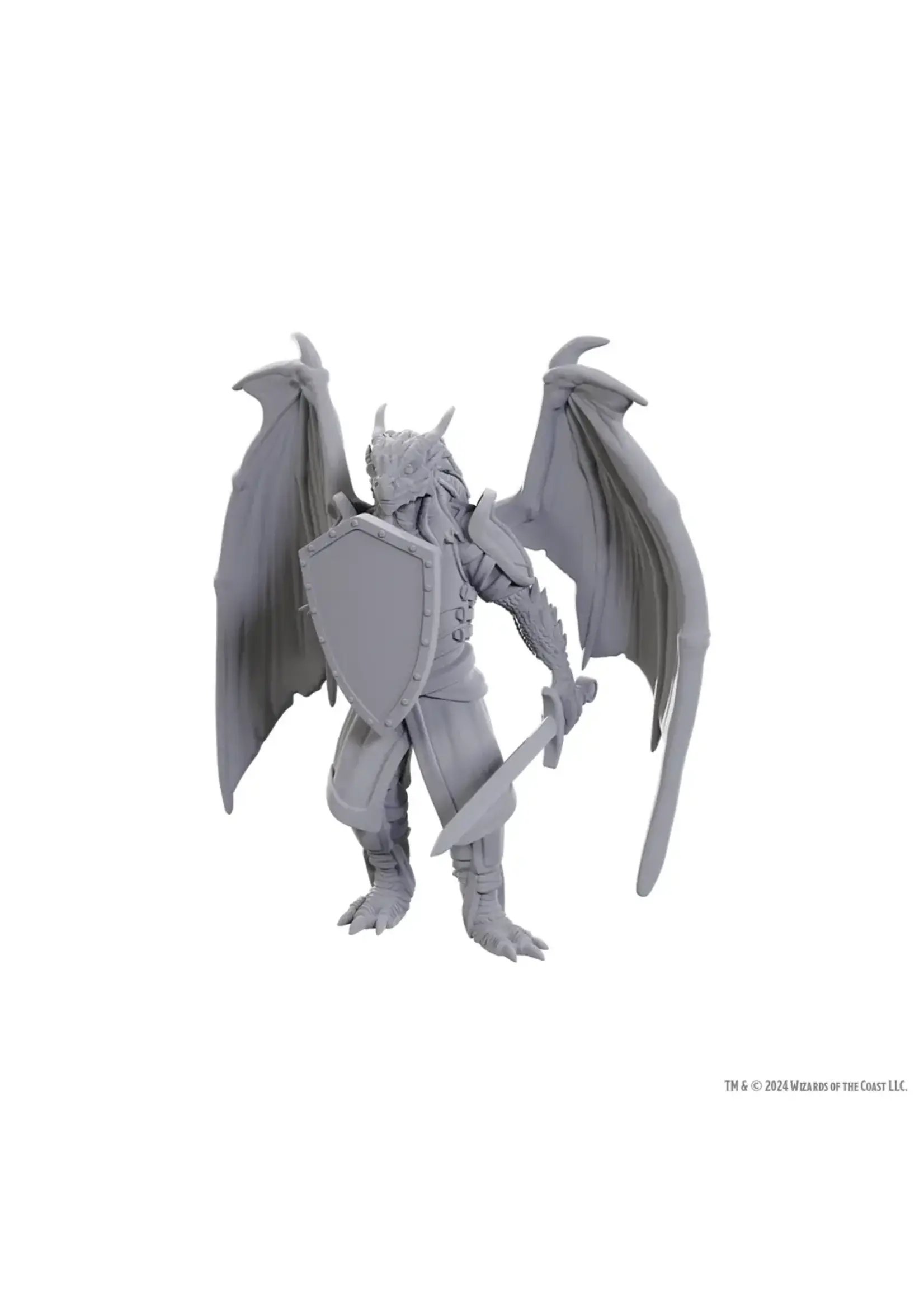 D&D NOLZUR'S MARVELOUS UNPAINTED MINIS WV 25 DRAGONBORN OF BAHAMUT