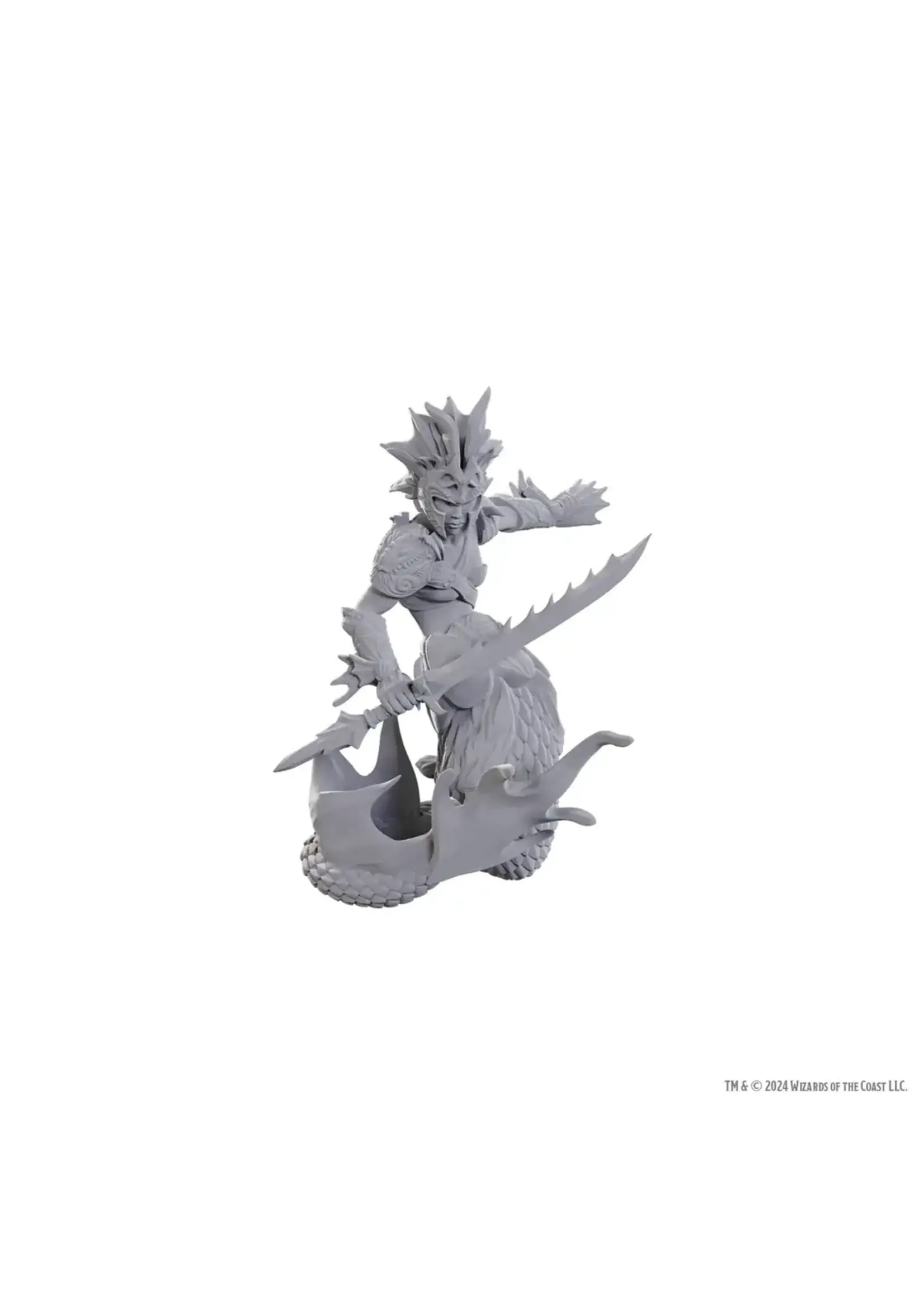 D&D NOLZUR'S MARVELOUS UNPAINTED MINIS WV 25 MERFOLK SCOUT