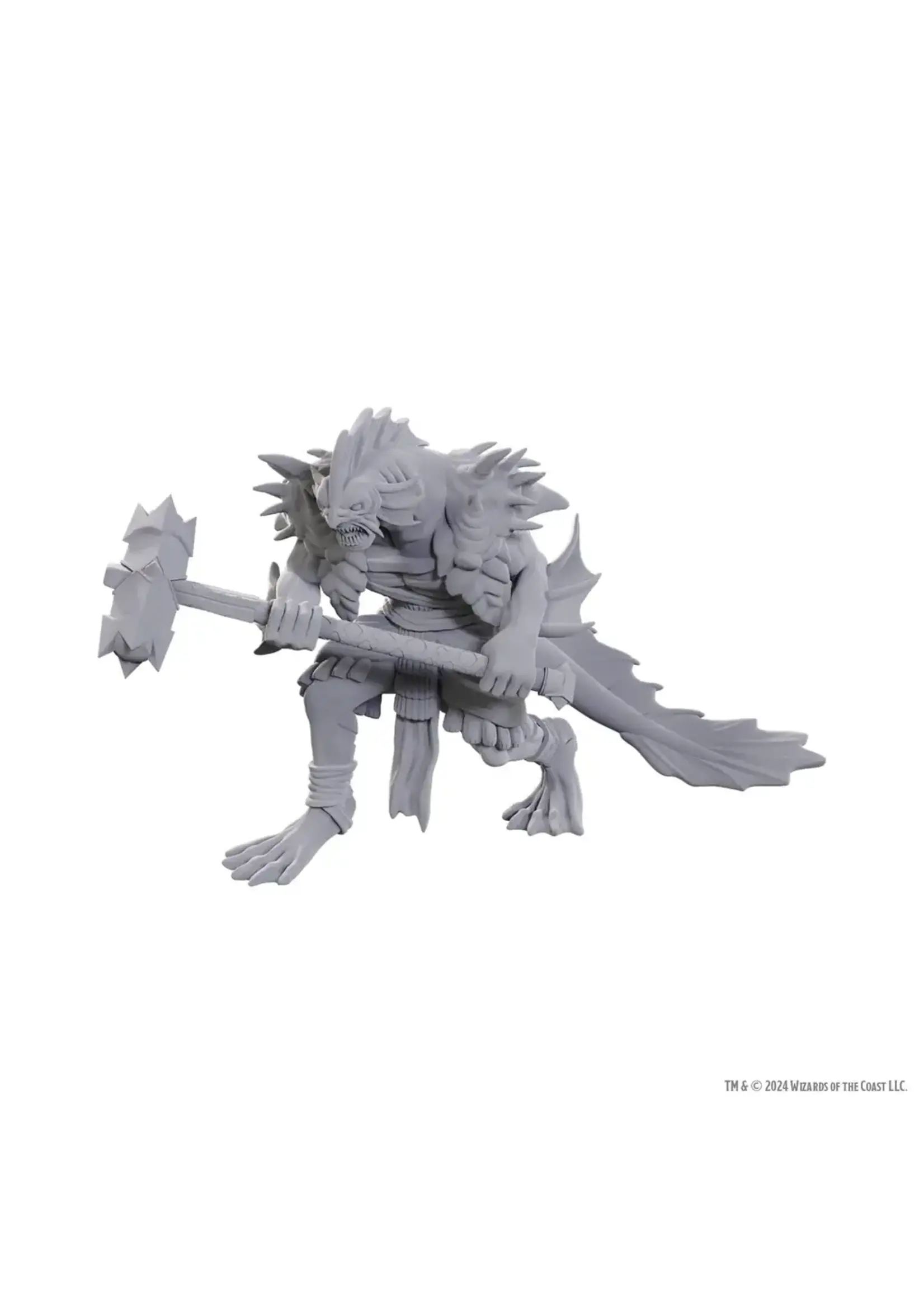 D&D NOLZUR'S MARVELOUS UNPAINTED MINIS WV 25 SAHUAGIN CORAL SMASHER