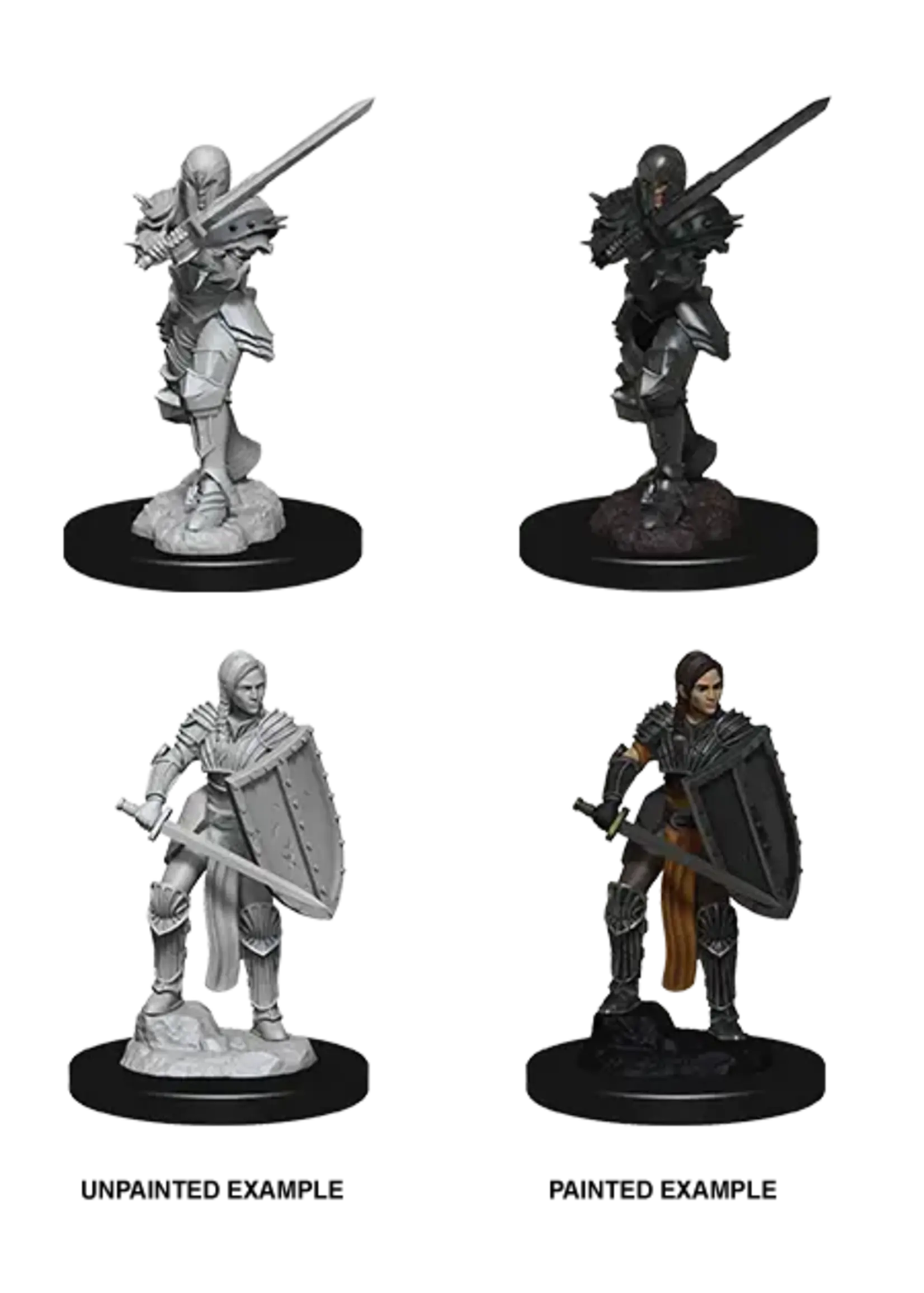 D&D NOLZUR'S MARVELOUS UNPAINTED MINIS WV 9 HUMAN FEMALE FIGHTER