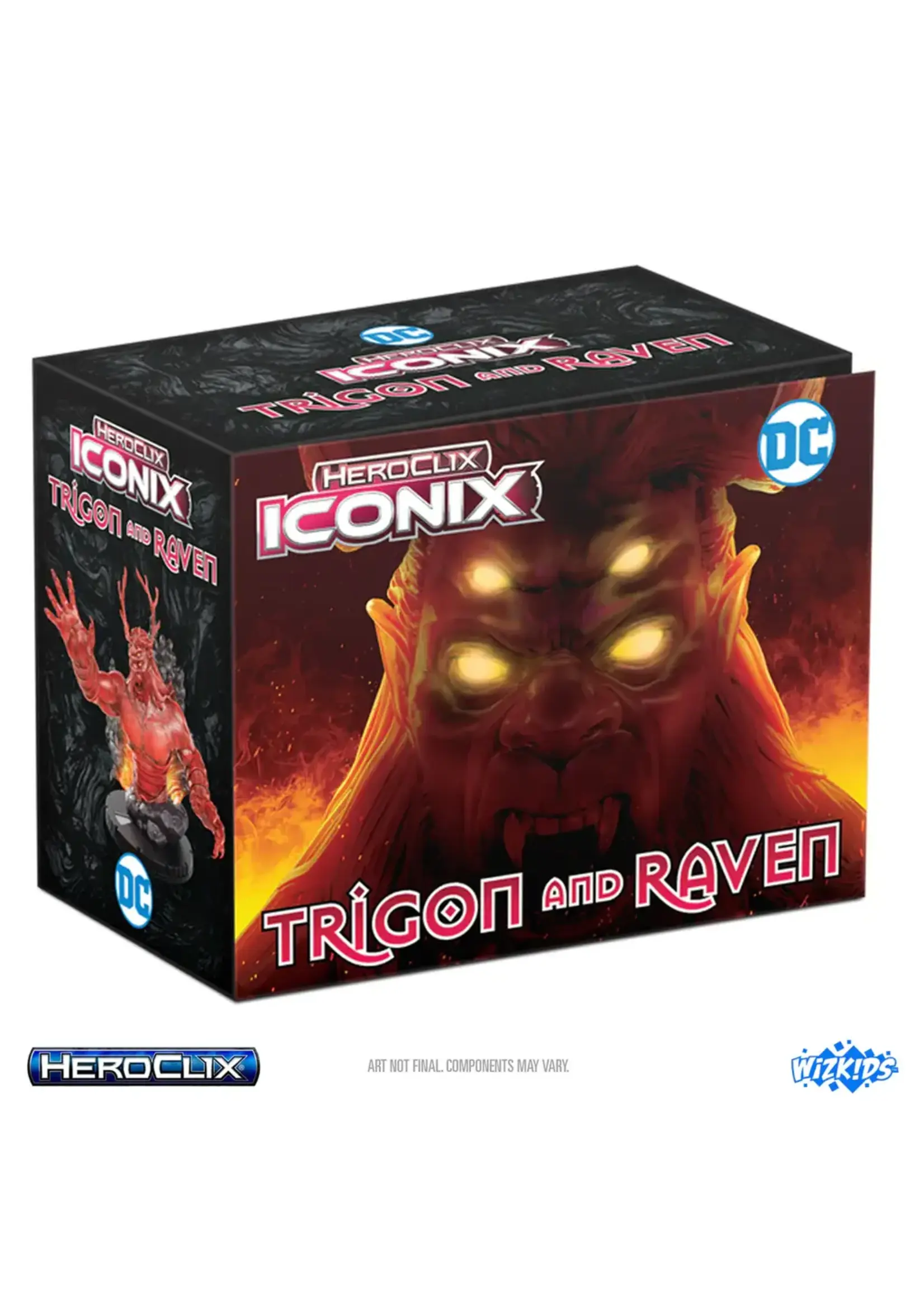 DC HEROCLIX ICONIX TRIGON AND RAVEN