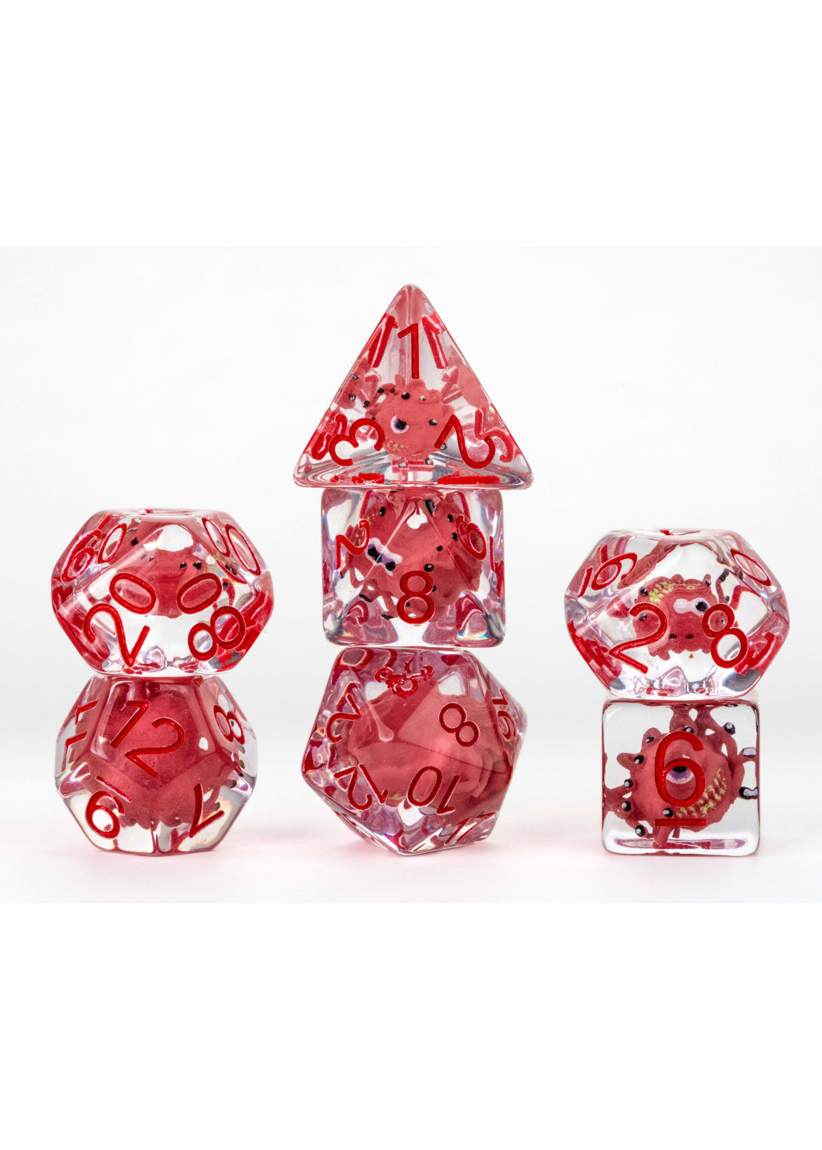 DICE RESIN 7PC INCLUSION SET DUNGEONS & DRAGONS BEHOLDER
