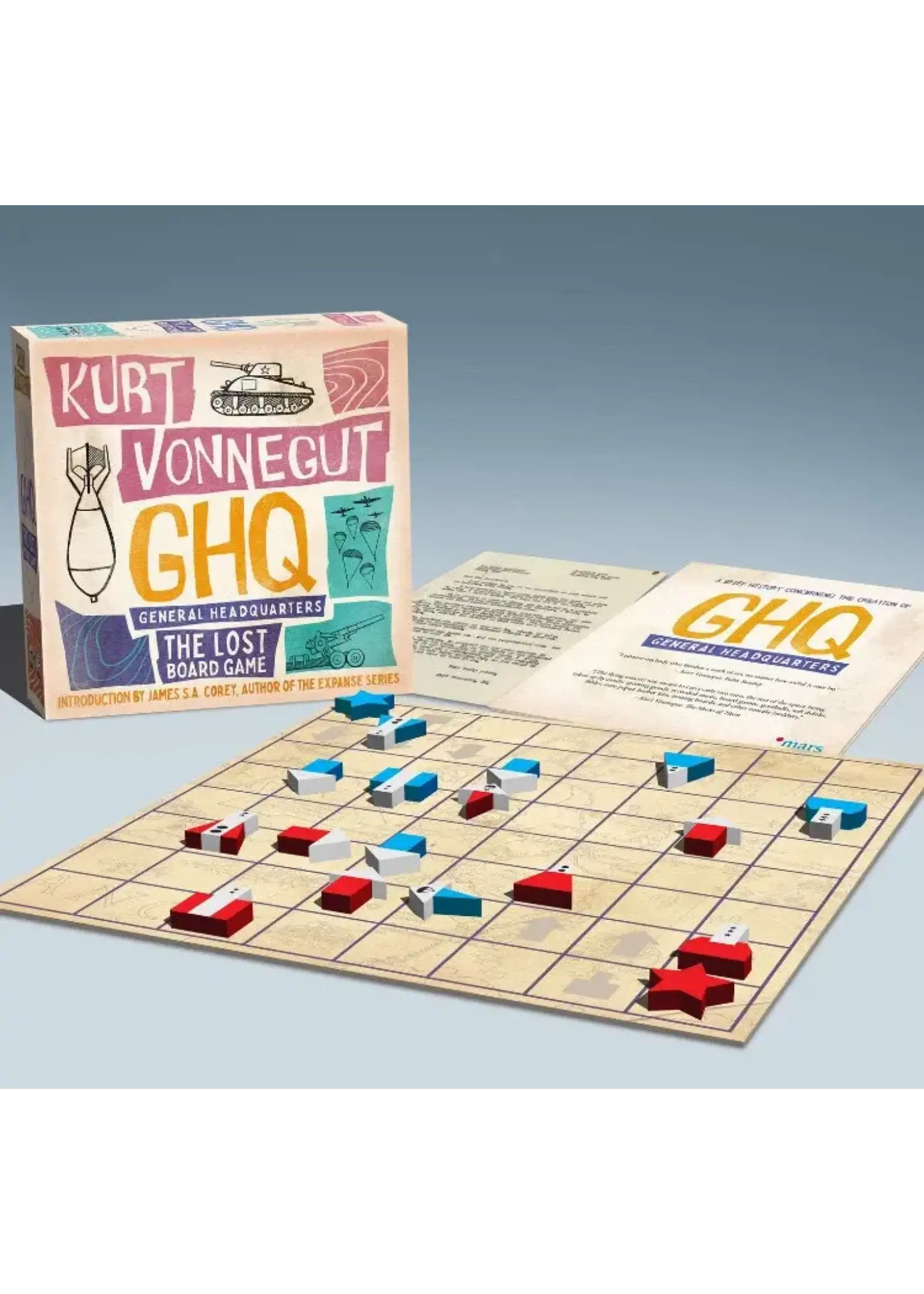GHQ KURT VONNEGUT'S LOST BOARD GAME