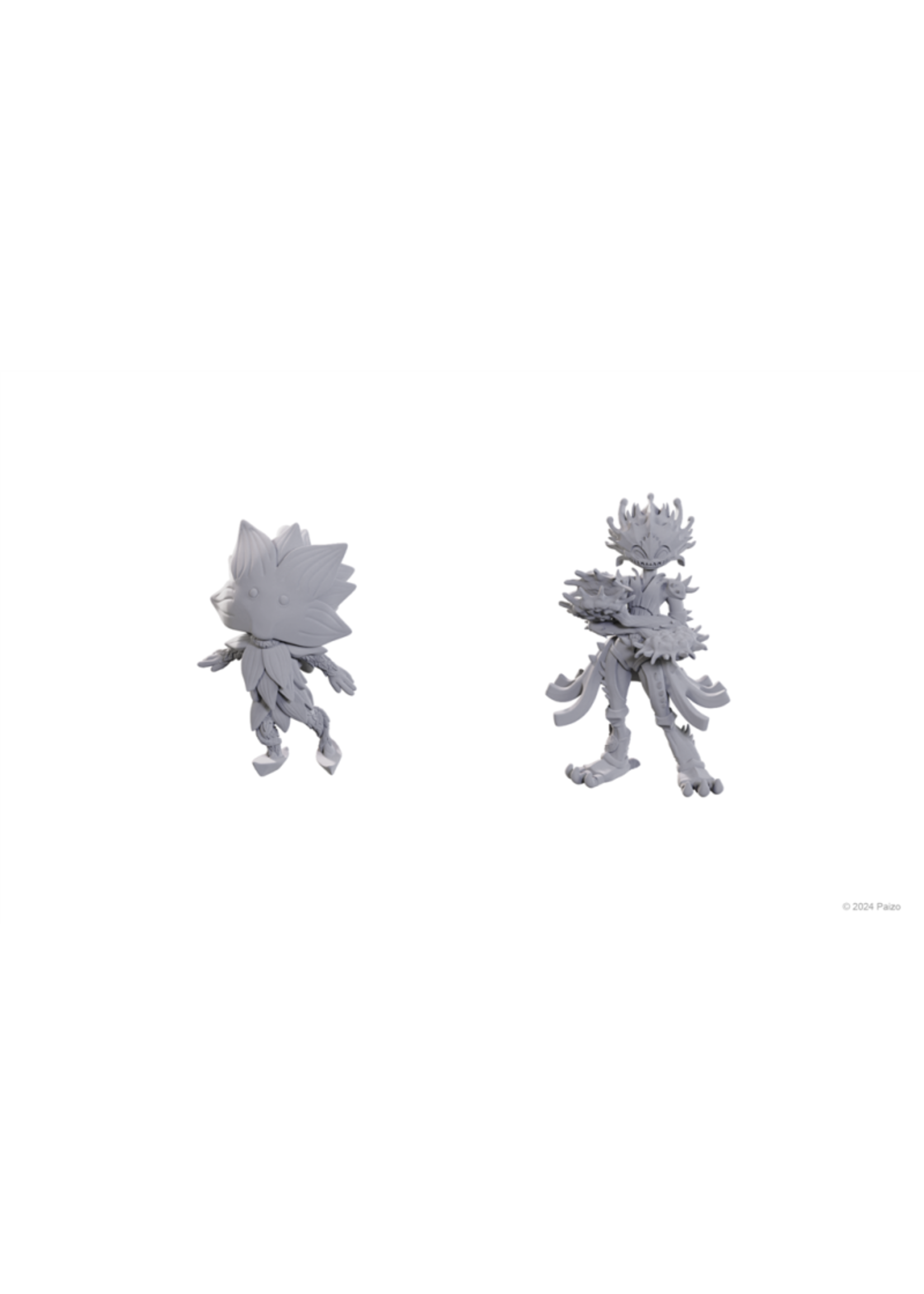 PATHFINDER DEEP CUTS UNPAINTED MINIS WV25 LOTUS LESHY AND FLYTRAP LESHY