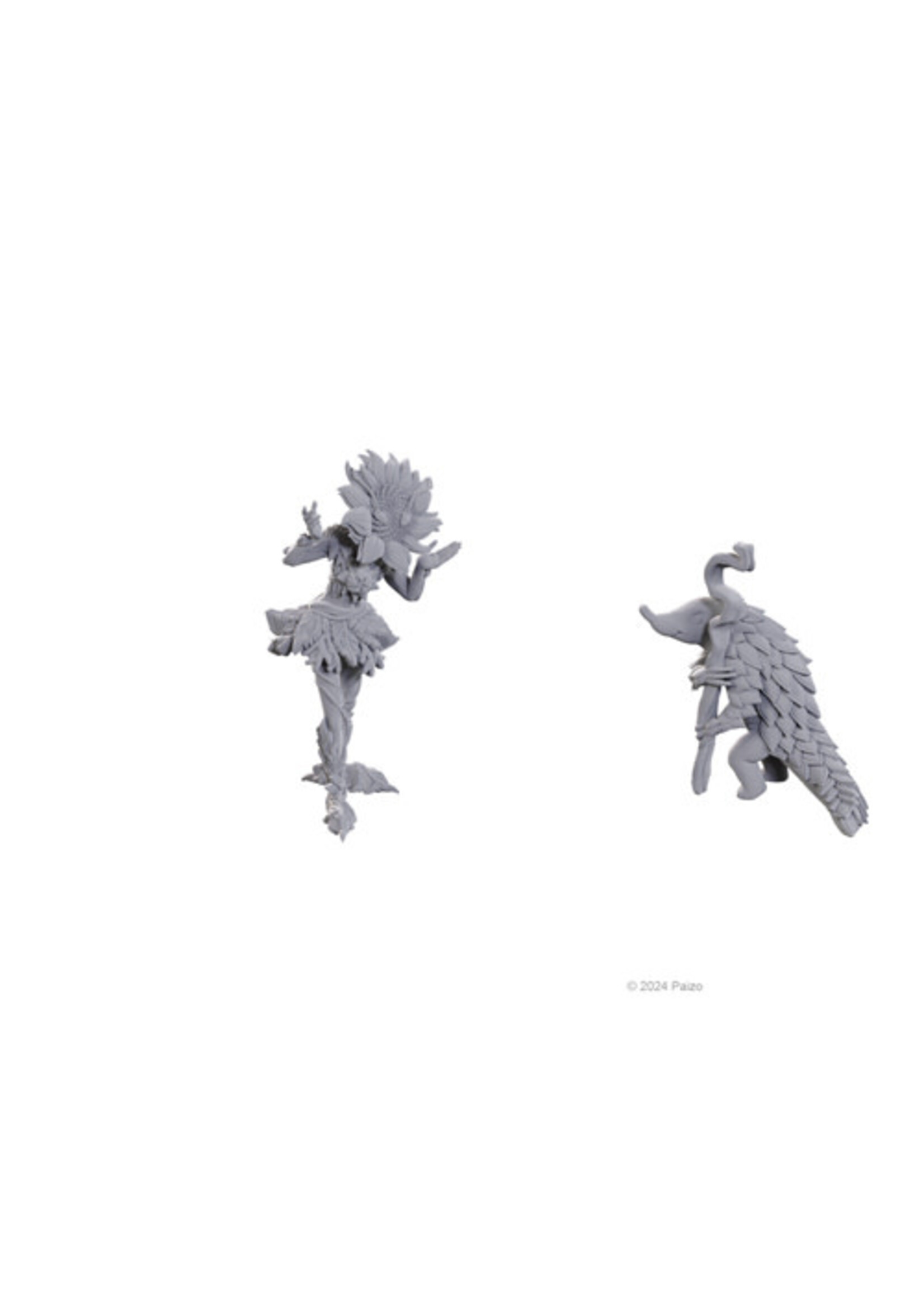 PATHFINDER DEEP CUTS UNPAINTED MINIS WV 25 SUNFLOWER LESHY AND FRUIT LESHY