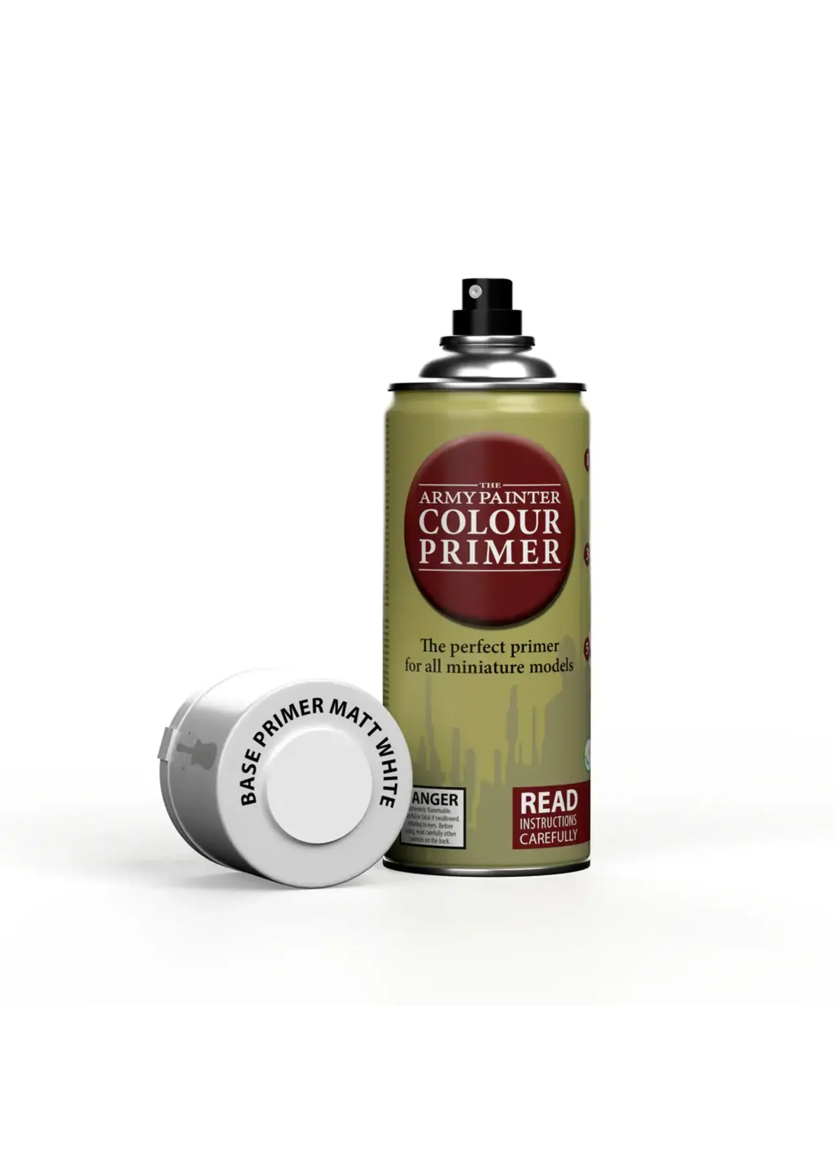 ARMY PAINTER COLOUR PRIMER BASE PRIMER MATT WHITE
