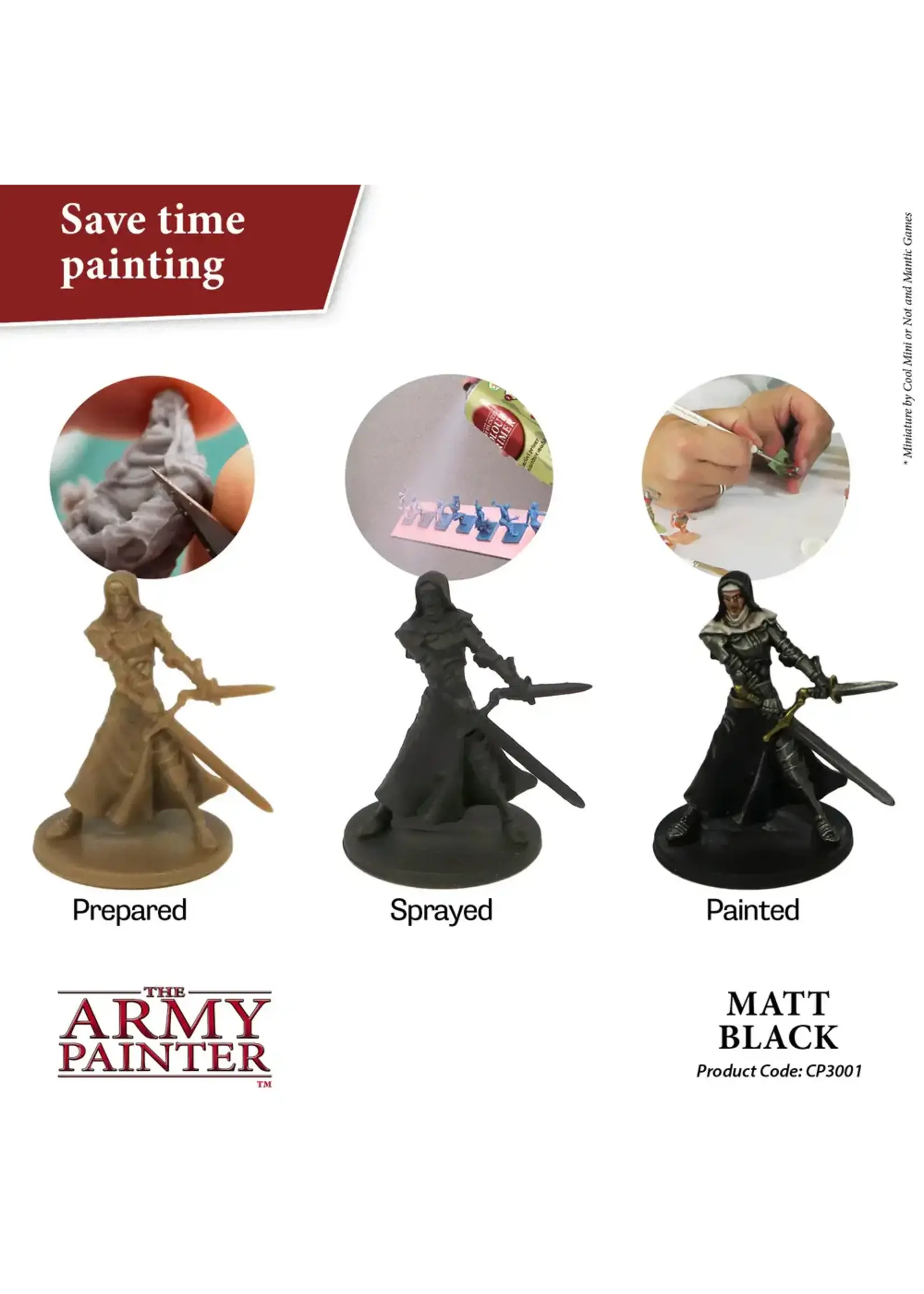 ABRAMS COLOUR PRIMER MATTE BLACK SPRAY