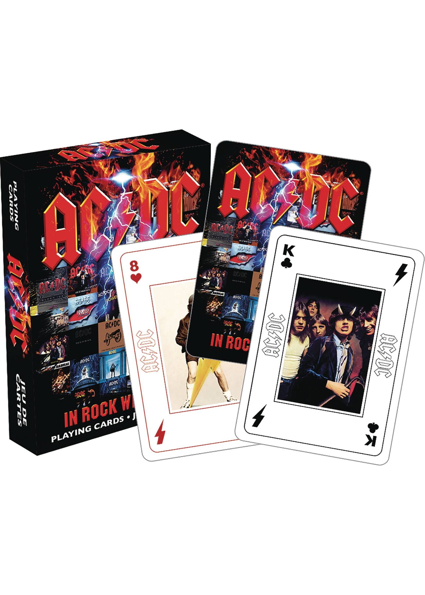 AC/DC IN ROCK WE TRUST PLAYING CARDS