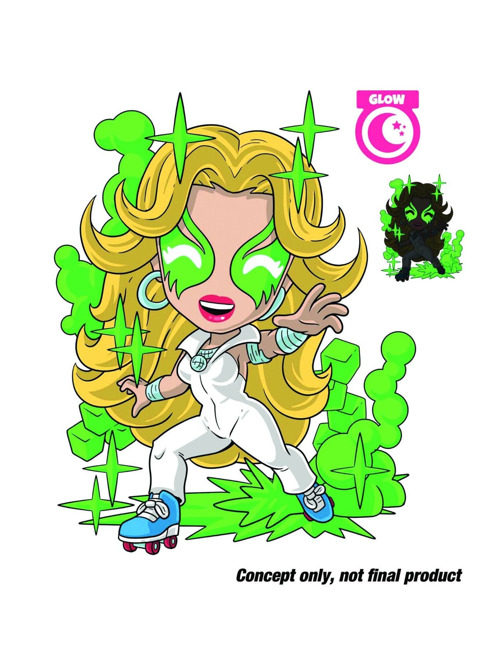 DAZZLER VOL 1 #20 GLOW IN THE DARK PX VINYL FIGURE