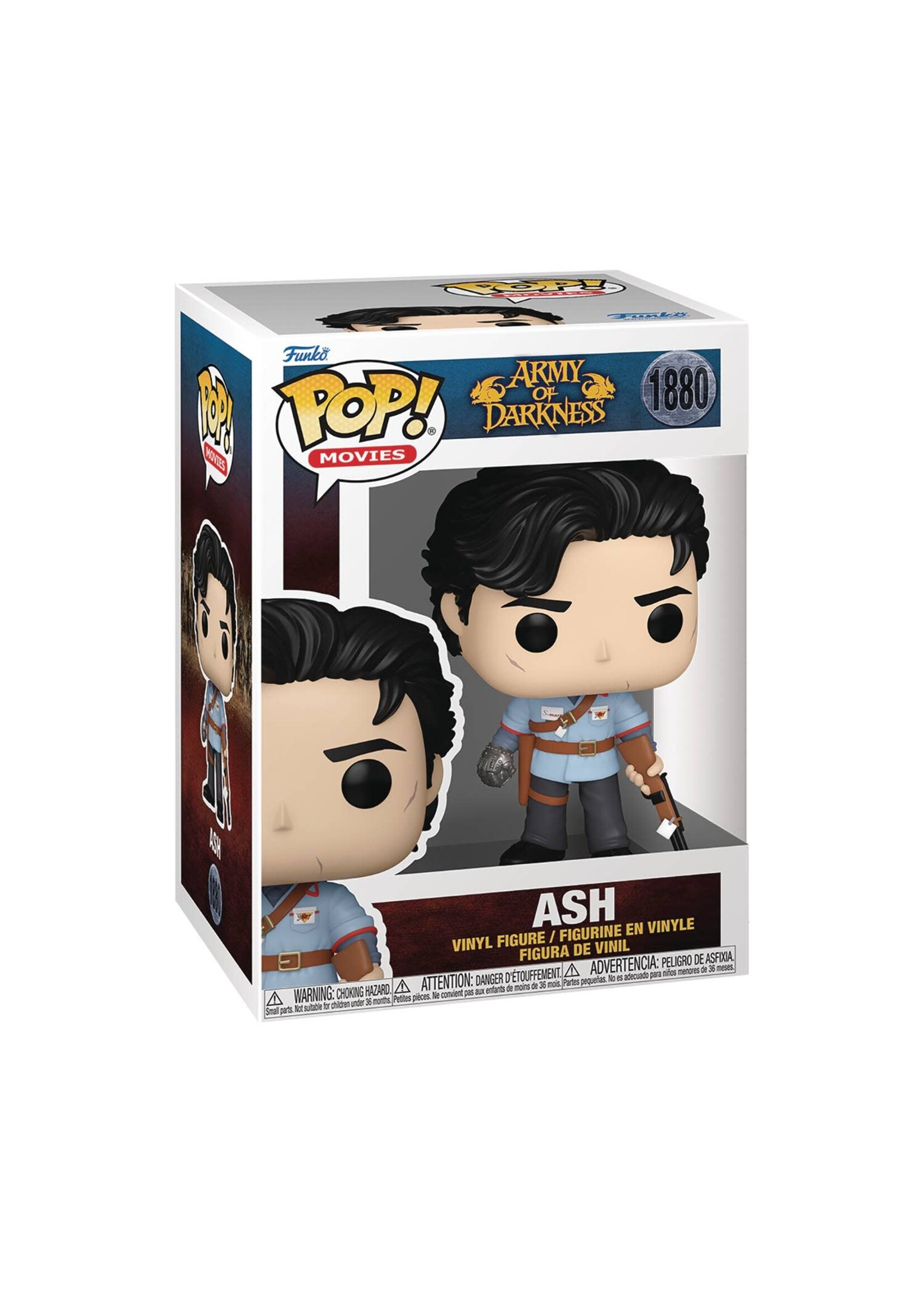 POP MOVIES ARMY OF DARKNESS S2 ASH W BOOMSTICK FIG