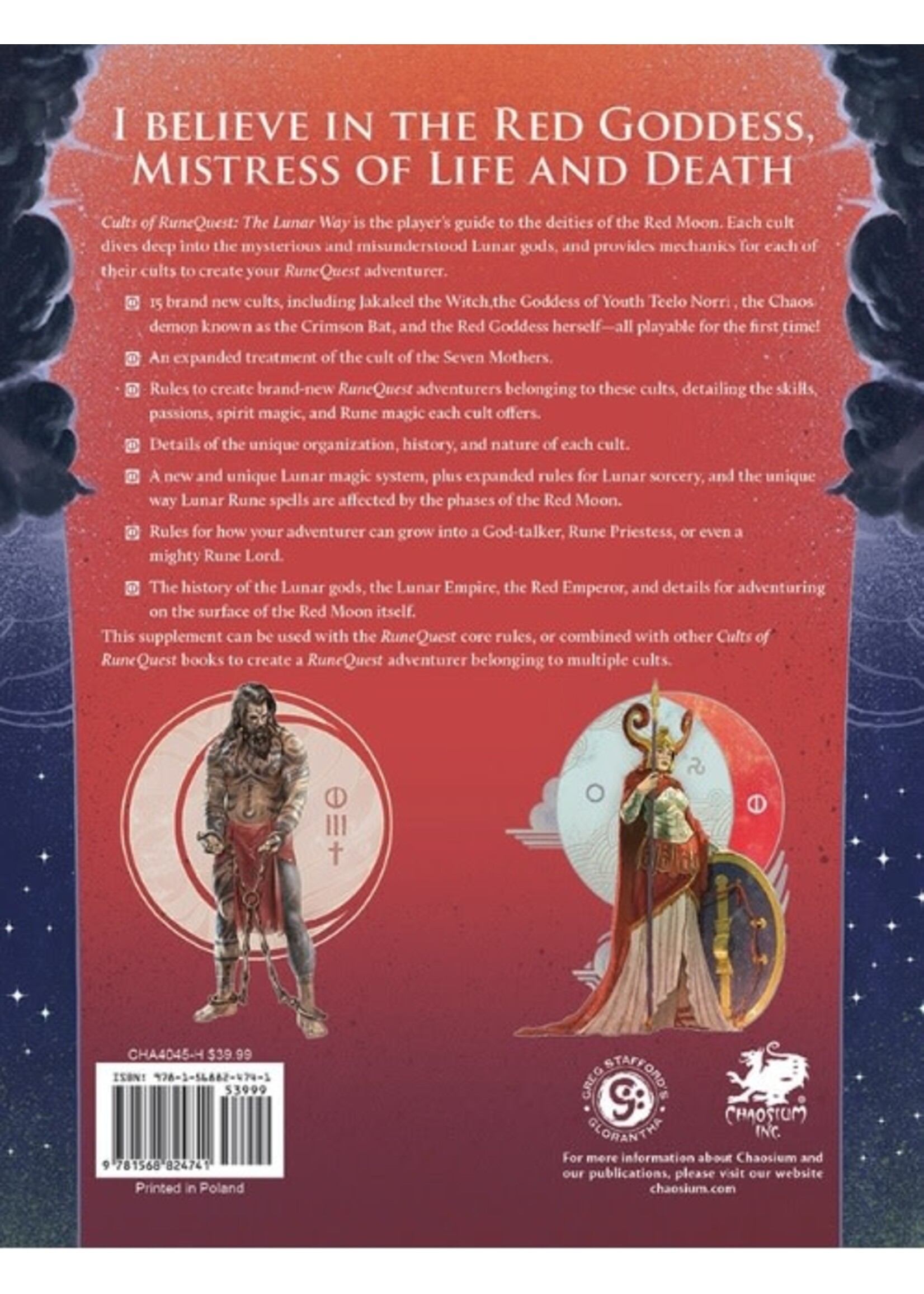 CULTS OF RUNEQUEST THE LUNAR WAY HC