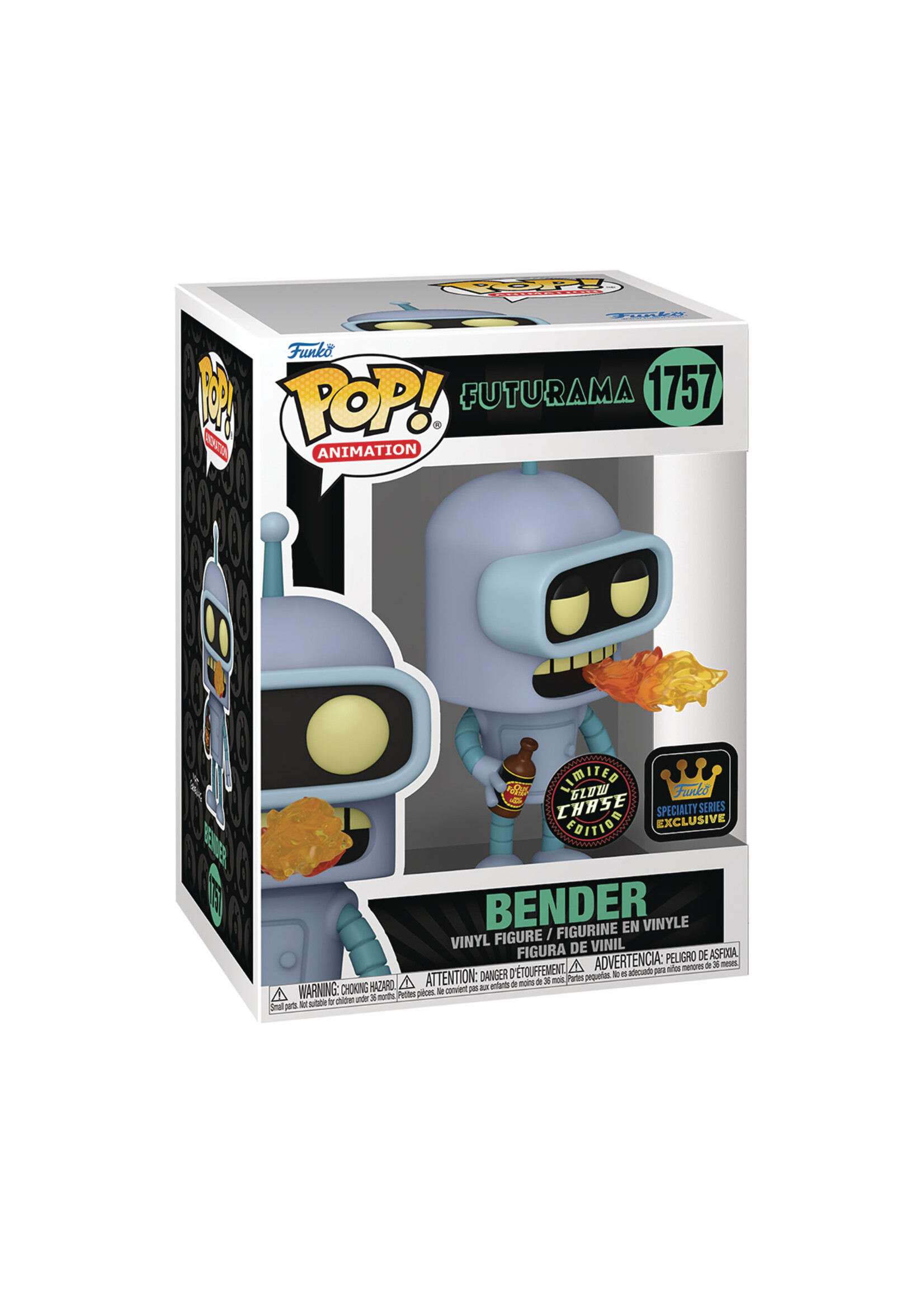 POP SPECIALTY SERIES POP TV FUTURAMA S4 GitD BENDER CHASE FIG