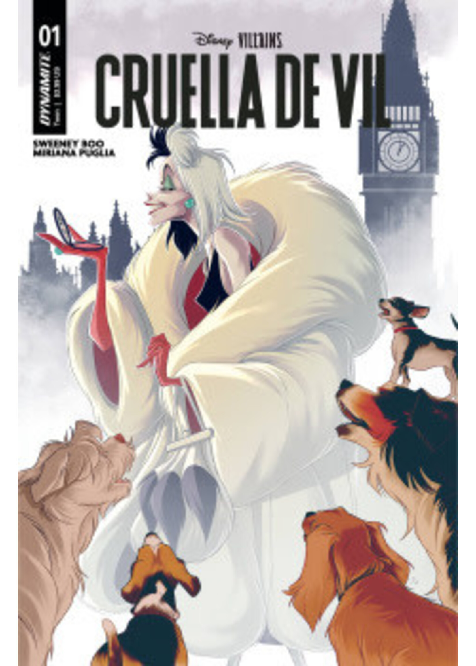 . DISNEY VILLAINS CRUELLA DE VIL complete 5 issues series