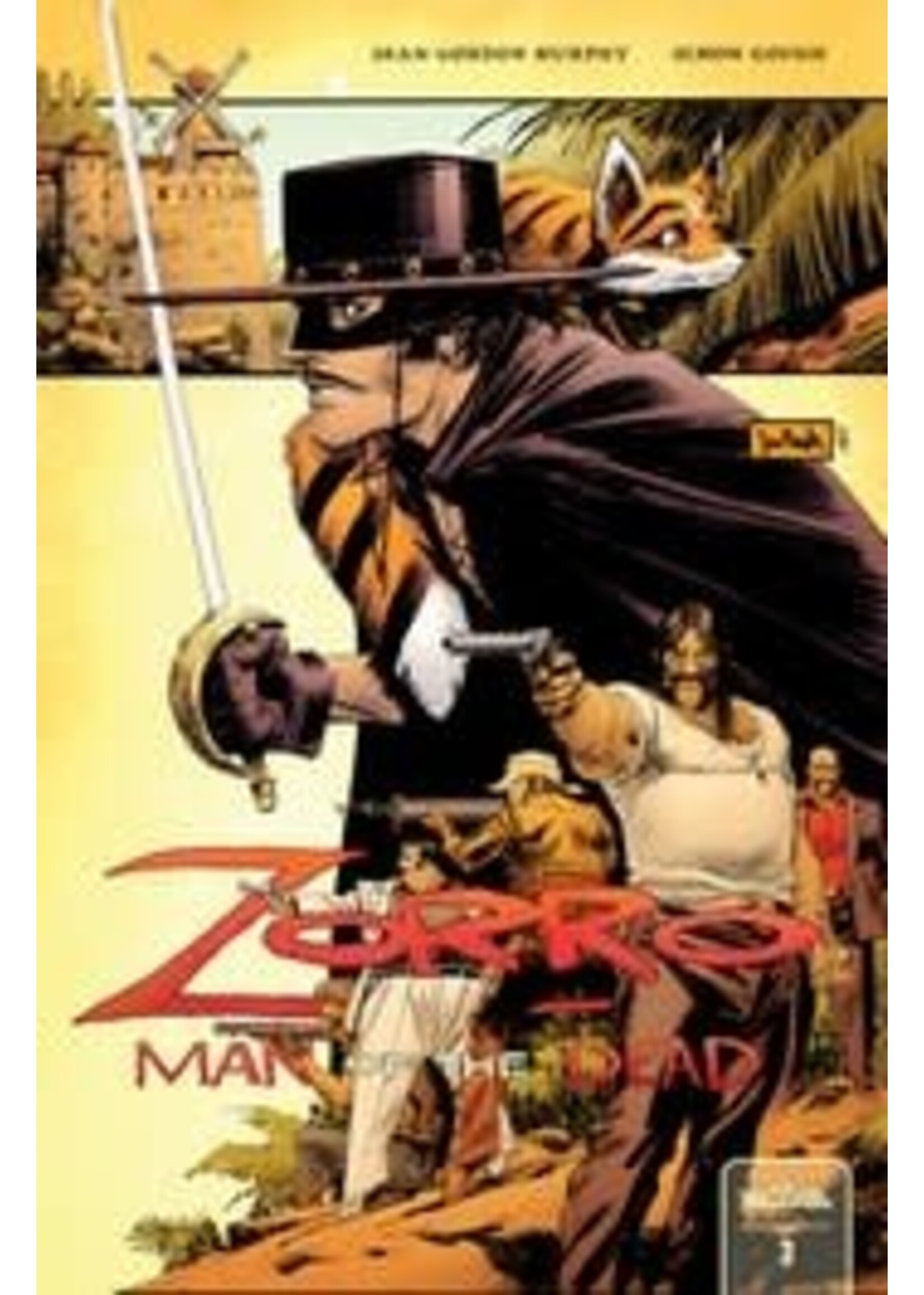MASSIVE ZORRO MAN OF THE DEAD complete 4 issue series