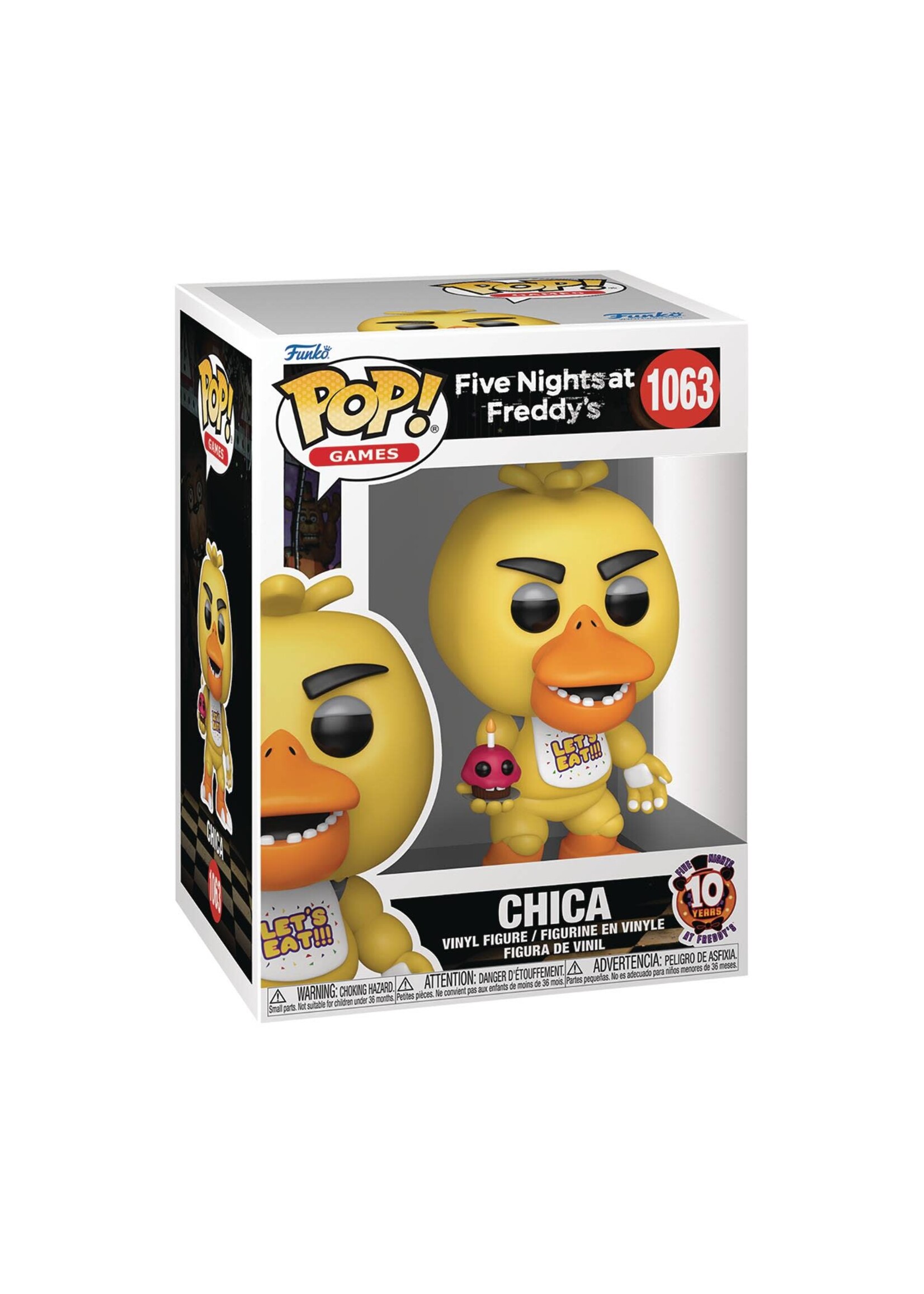 POP GAMES FNAF 10Y ANNIVERSARY CHICA FIG