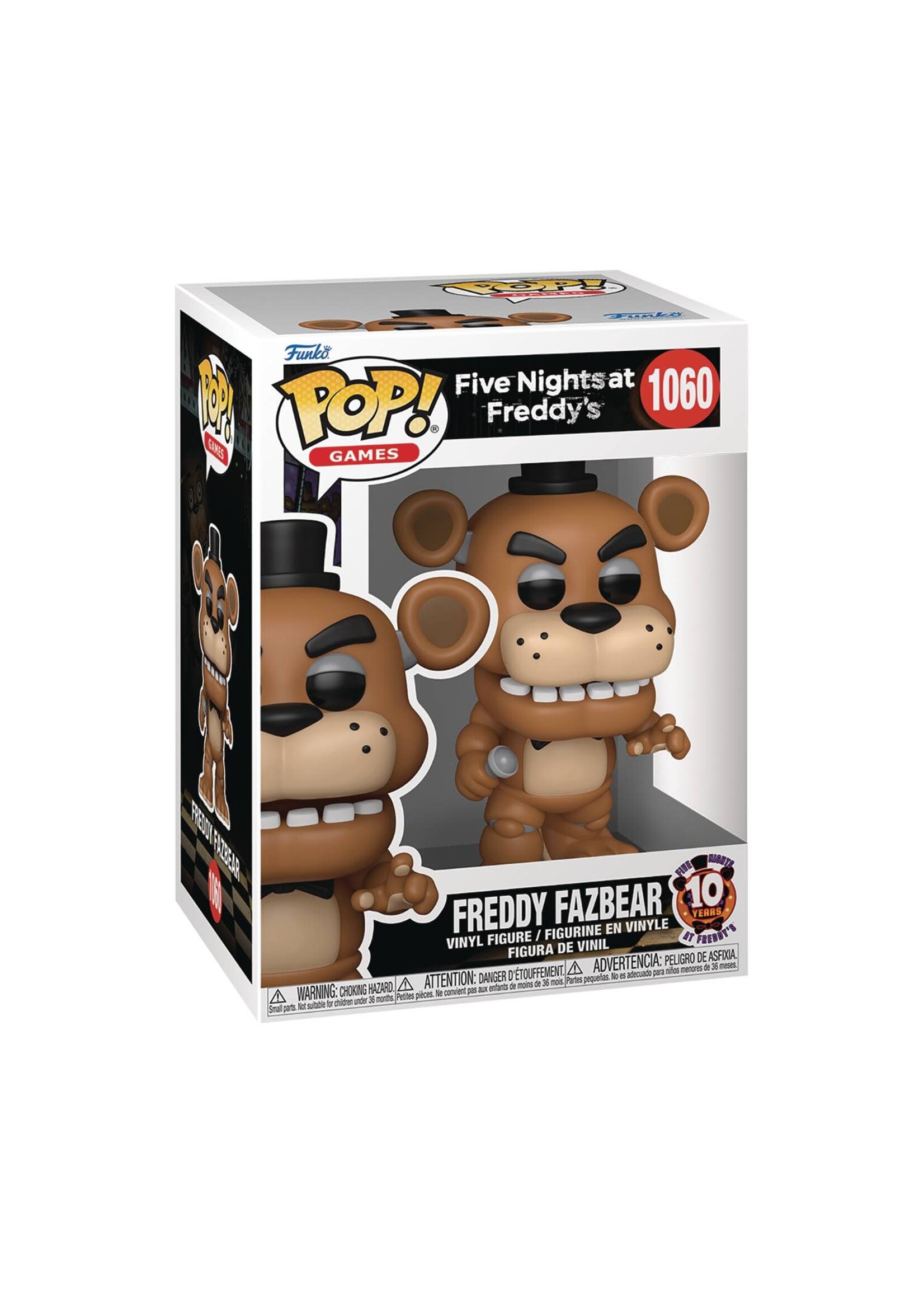 POP GAMES FNAF 10Y ANNIVERSARY FREDDY FIG