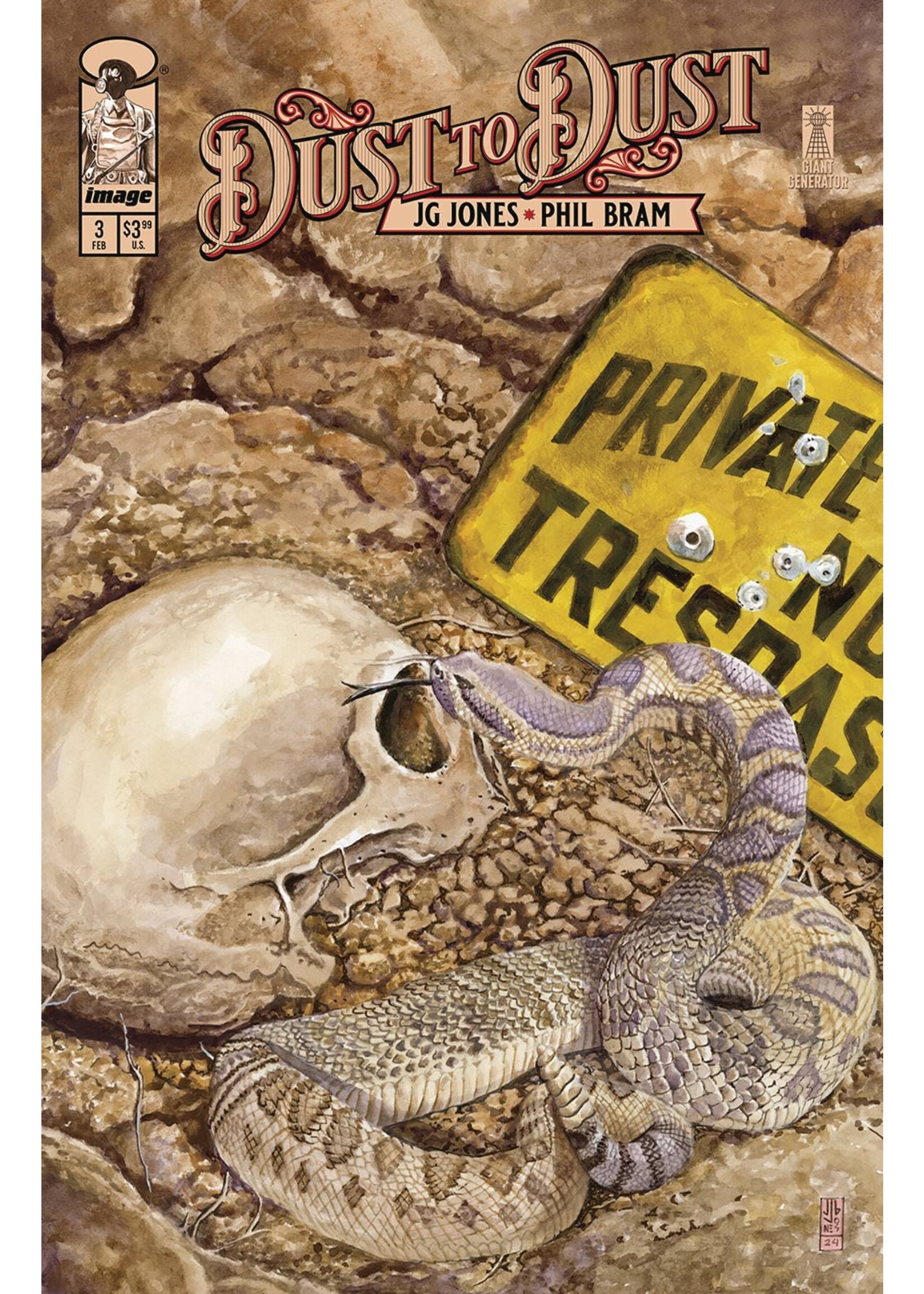 . DUST TO DUST #3 (OF 8) CVR A JONES