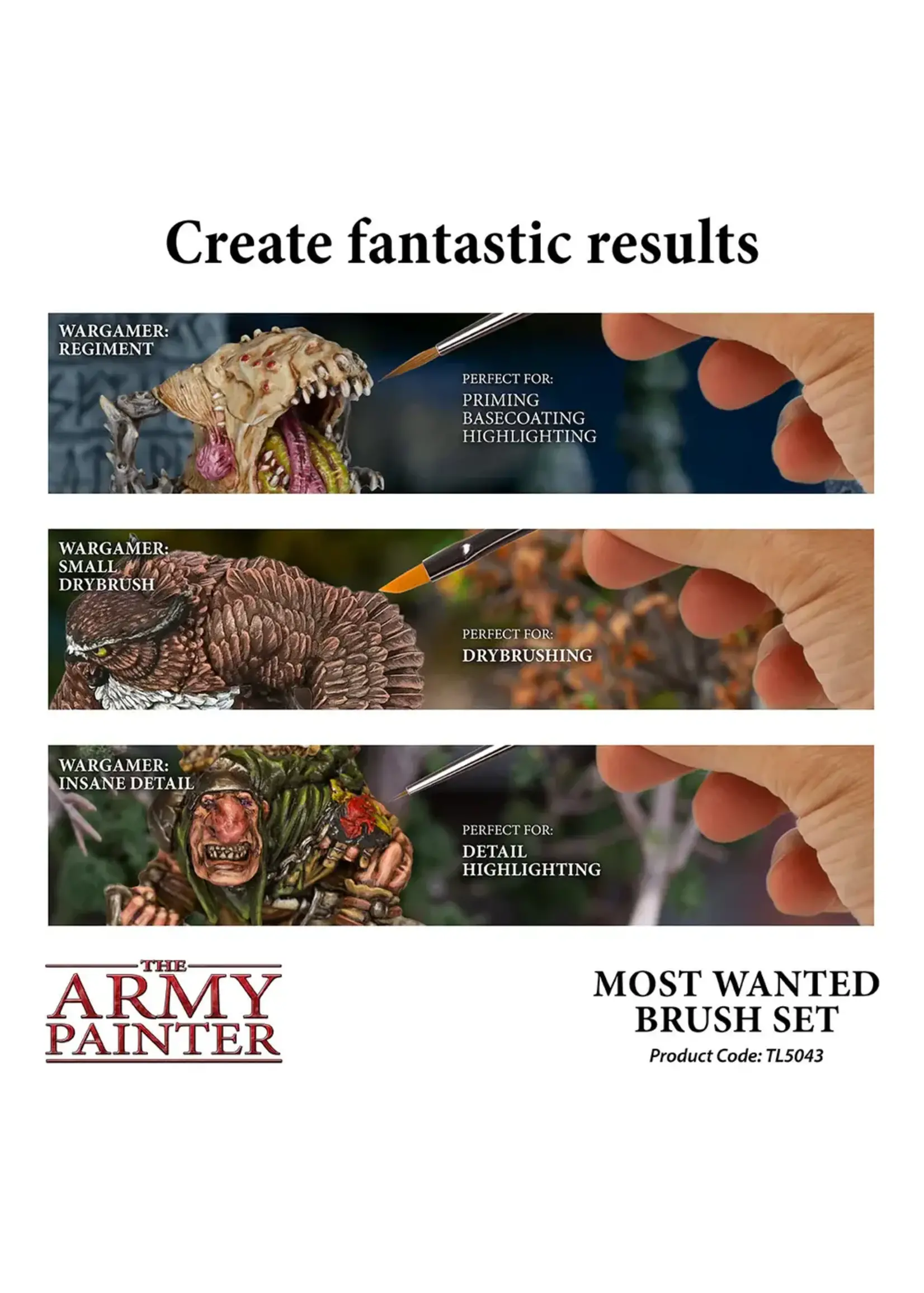 . MOST WANTED BRUSH SET