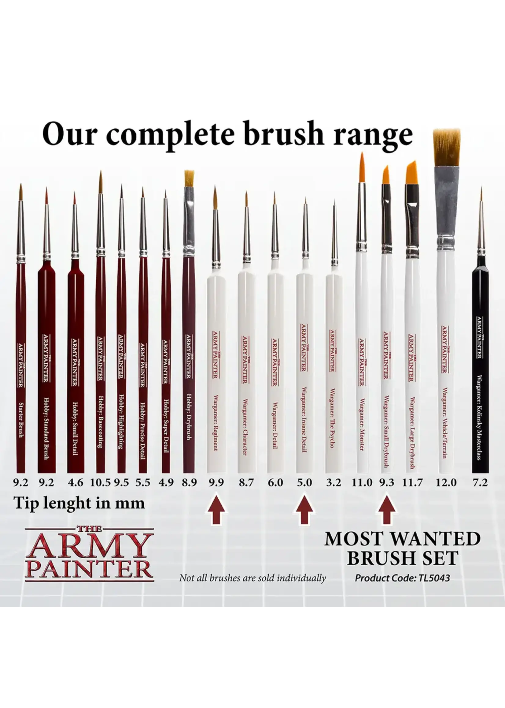 . MOST WANTED BRUSH SET