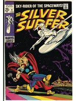 MARVEL SILVER SURFER 4 16X12IN METAL SIGN