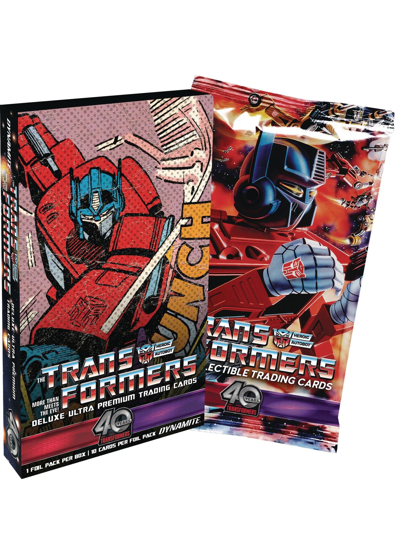 TRANSFORMERS 40TH ANN DLX PREMIUM TRADING CARDS