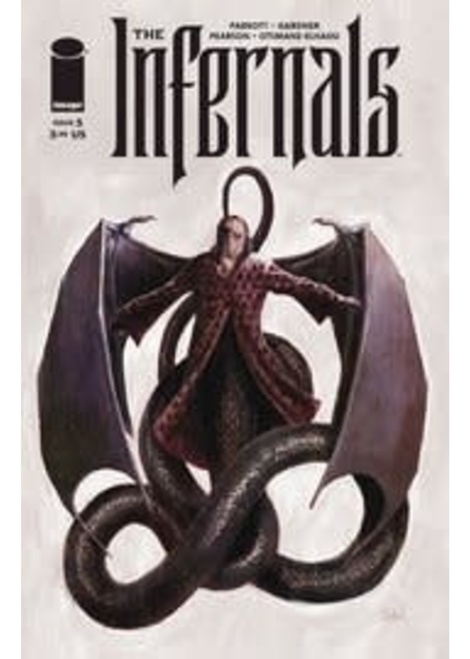 . INFERNALS complete 5 issue series