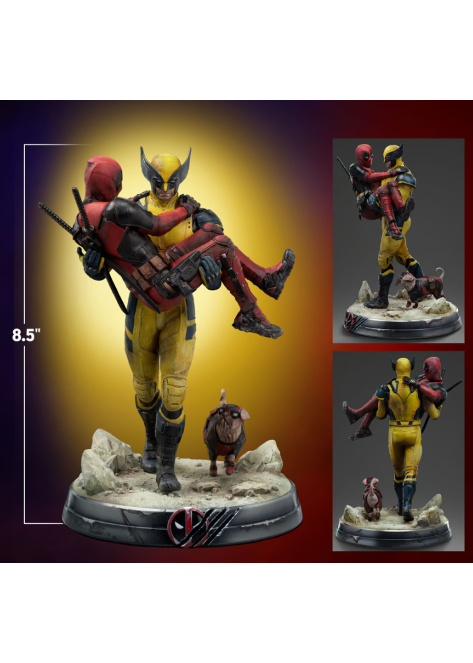 . DEADPOOL & WOLVERINE DELUXE 1:10 SCALE STATUE MARVEL (IRON STUDIOS)