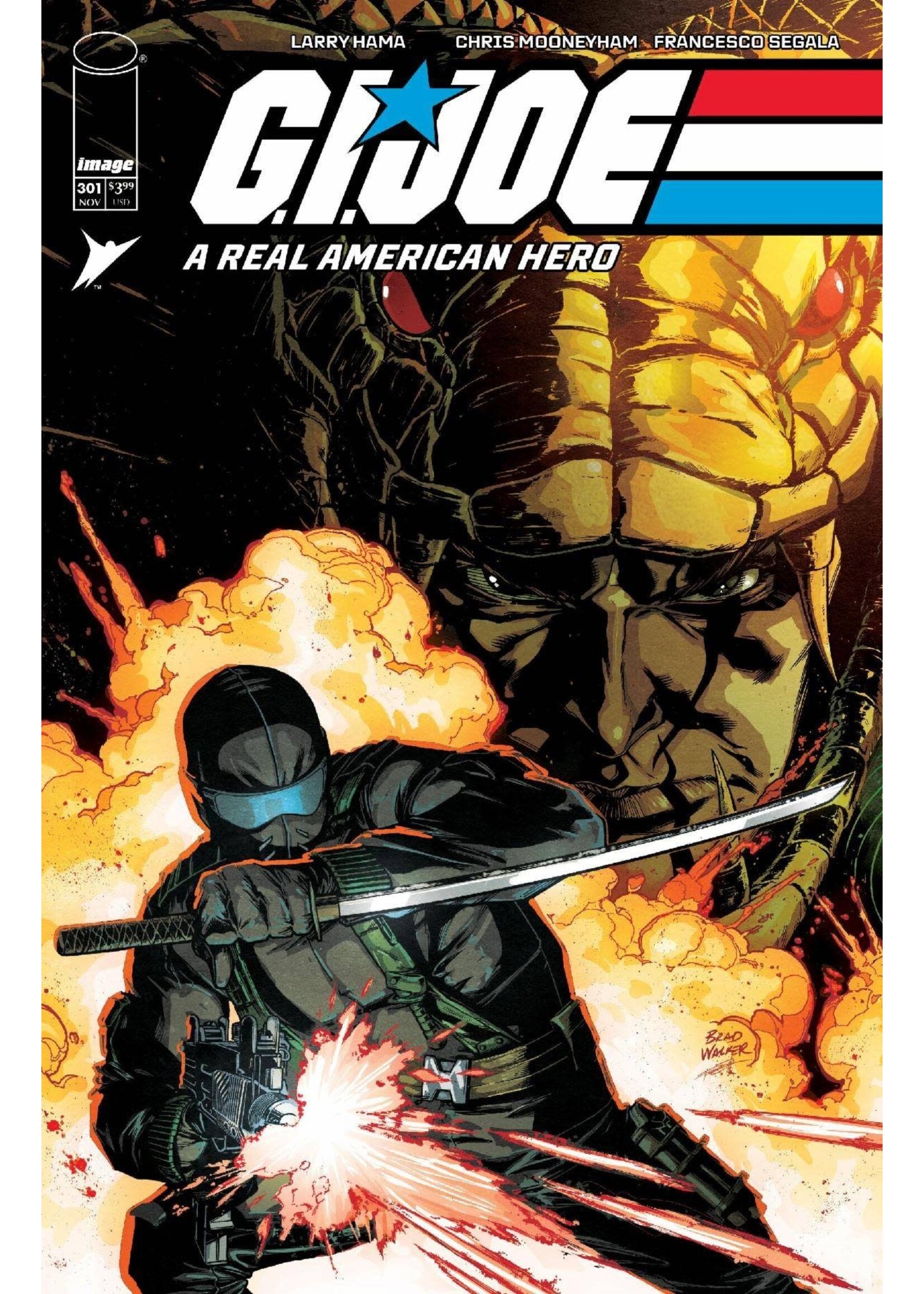 . GI JOE A REAL AMERICAN HERO #301 CVR C 10 COPY INCV WALKER