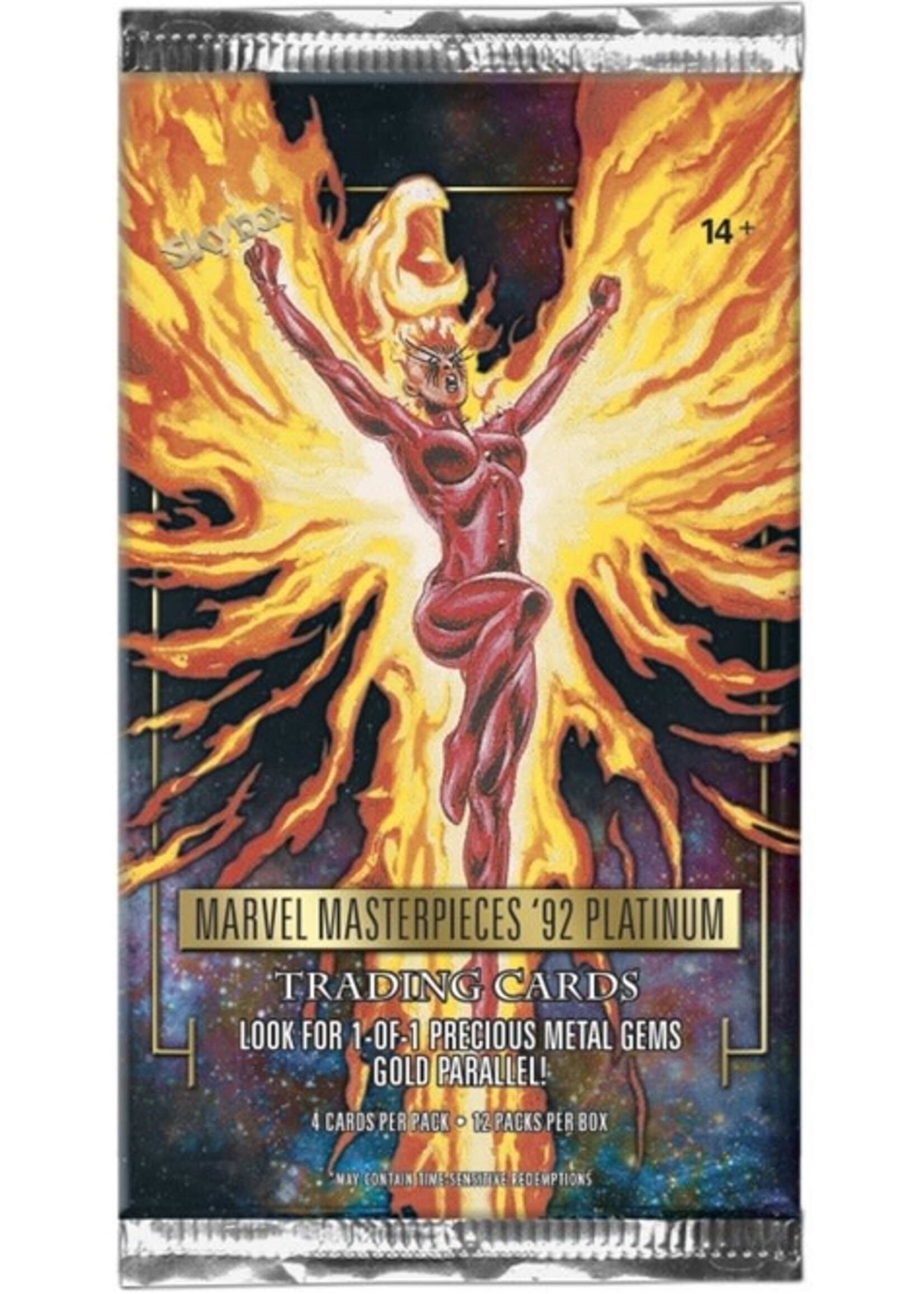 MARVEL MASTERPIECES '92 PLATINUM TRADING CARDS