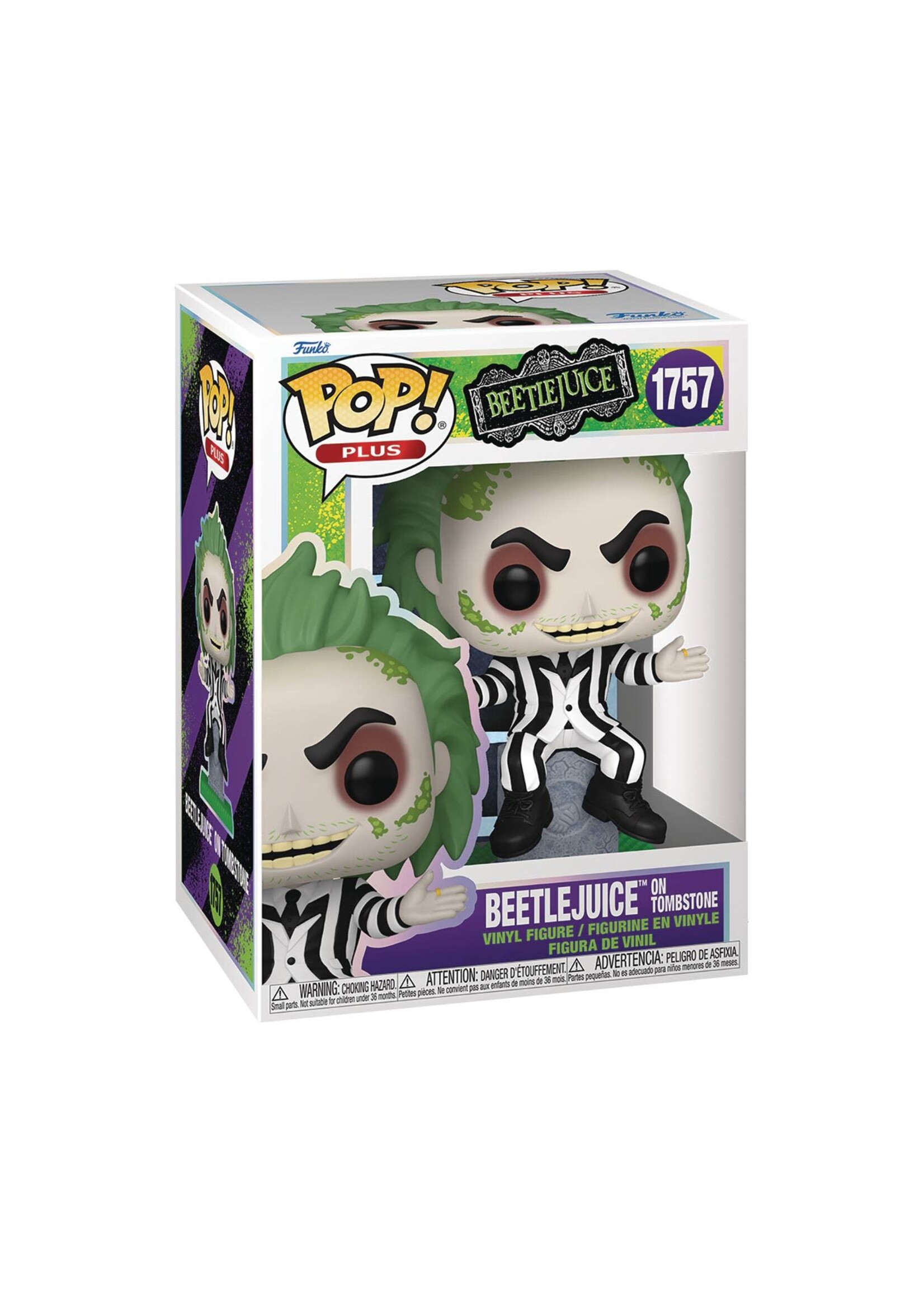 POP PLUS BEETLEJUICE S3 BEETLEJUICE W TOMBSTONE FIG