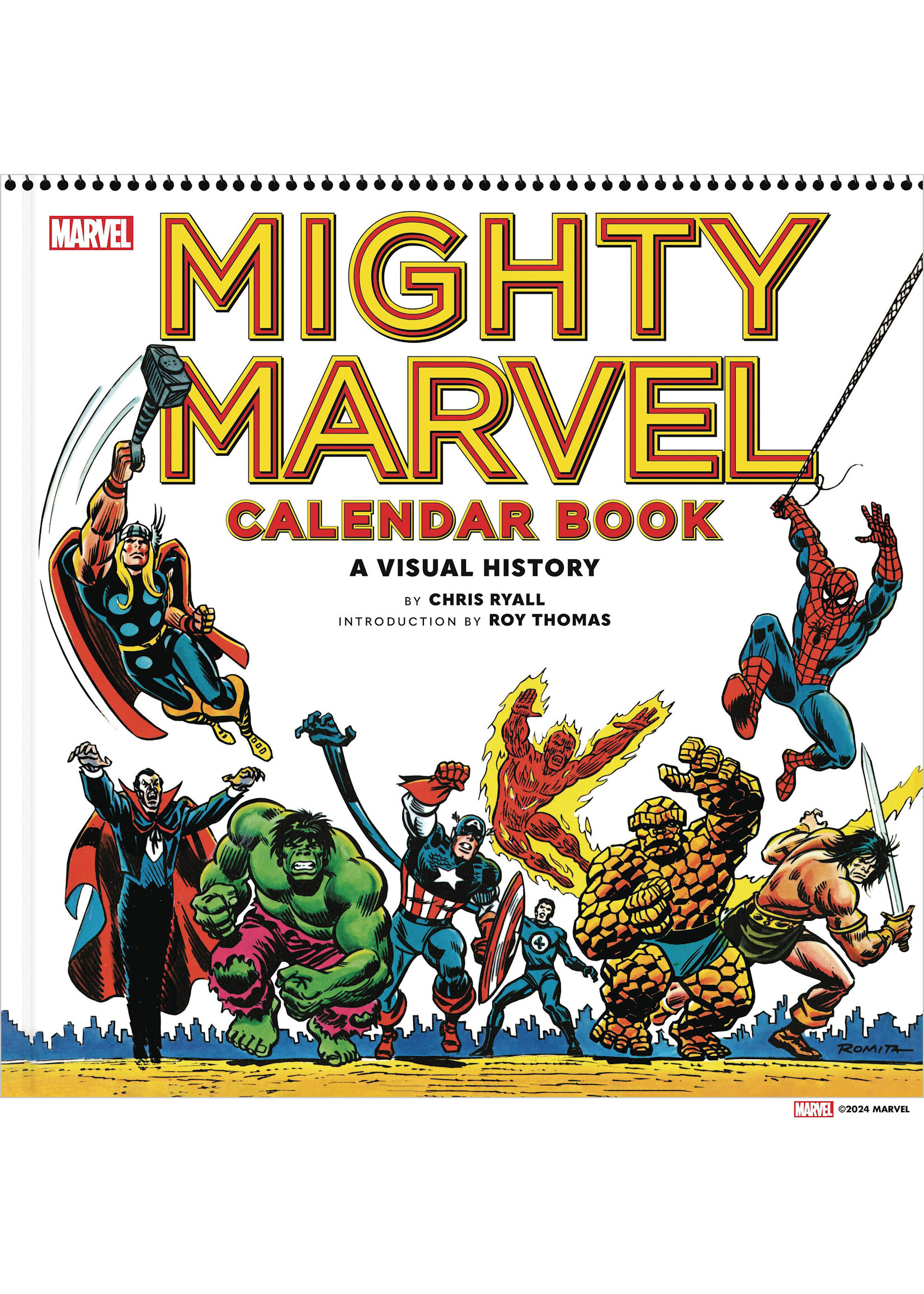 MIGHTY MARVEL CALENDAR BOOK A VISUAL HISTORY